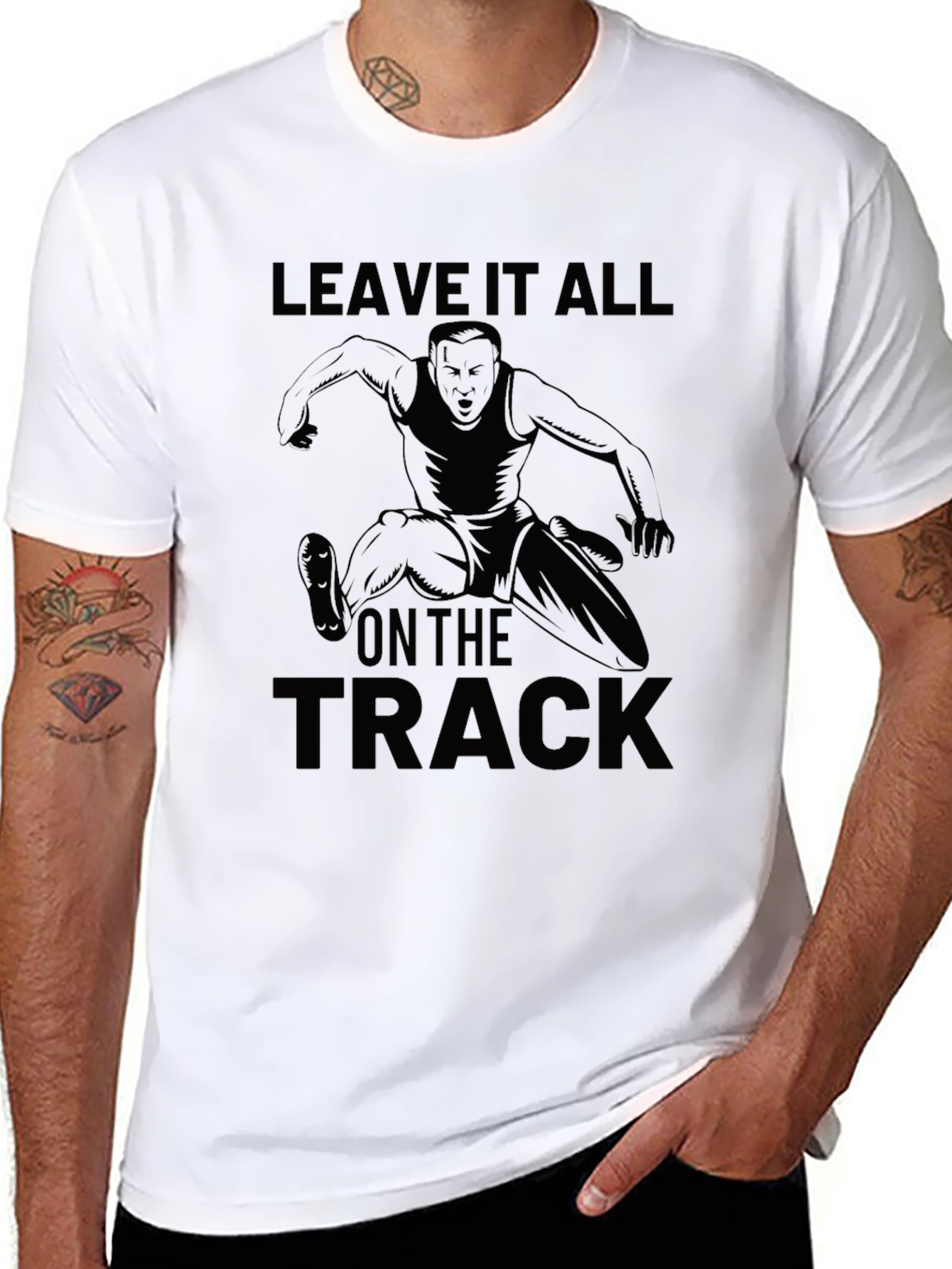 Leave It All On The Track T-Shirt