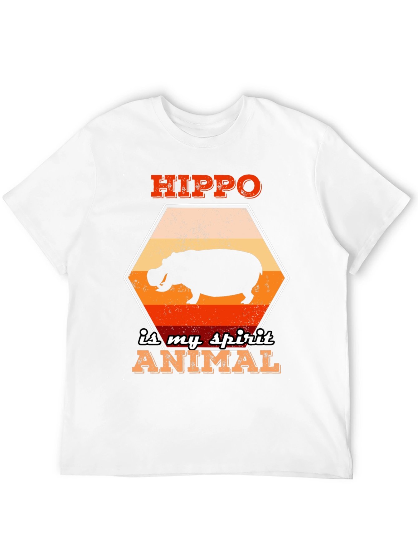 Hippo Spirit Animal Graphic T-Shirt - Unisex