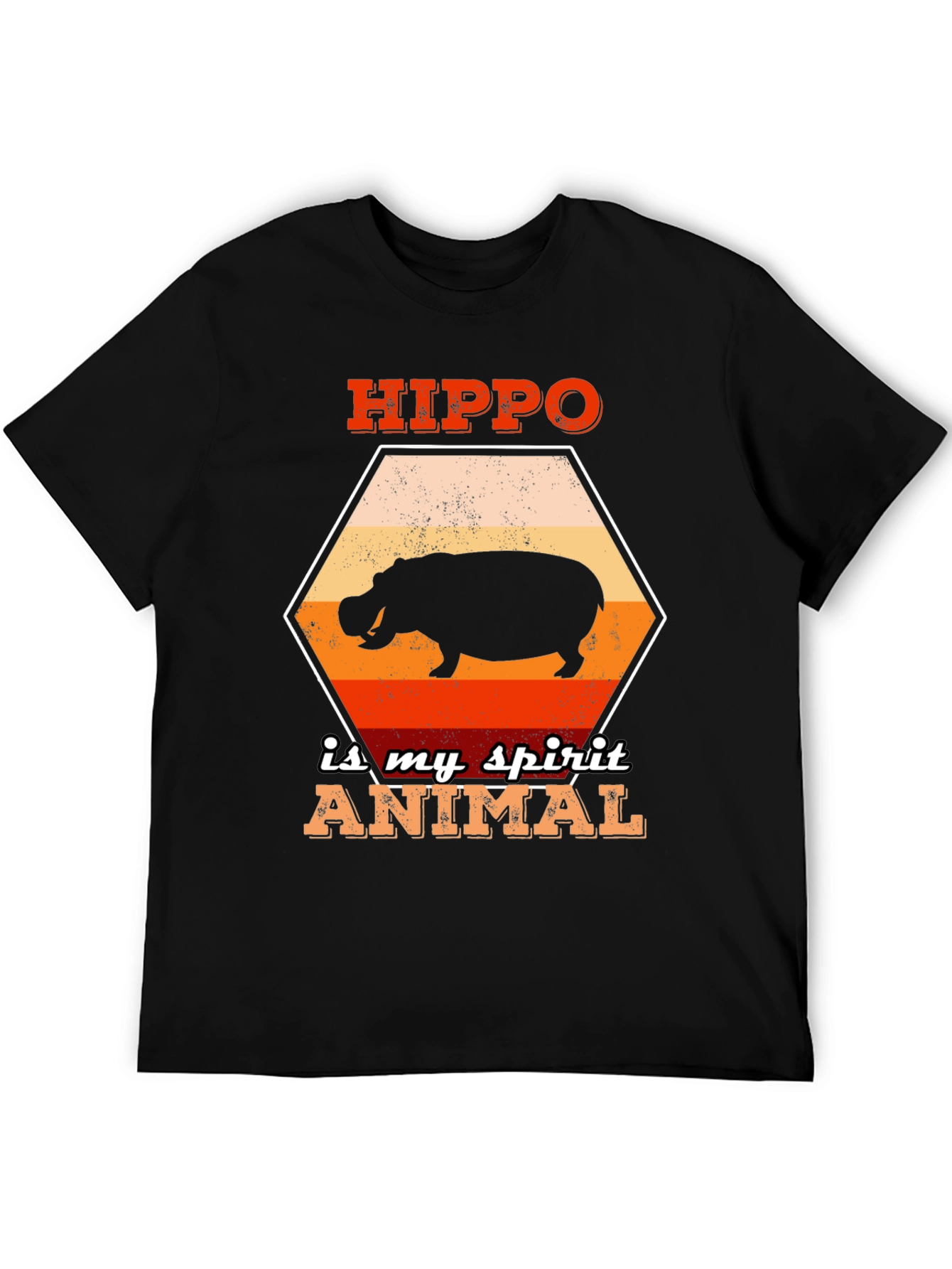 Hippo Spirit Animal Graphic T-Shirt - Unisex