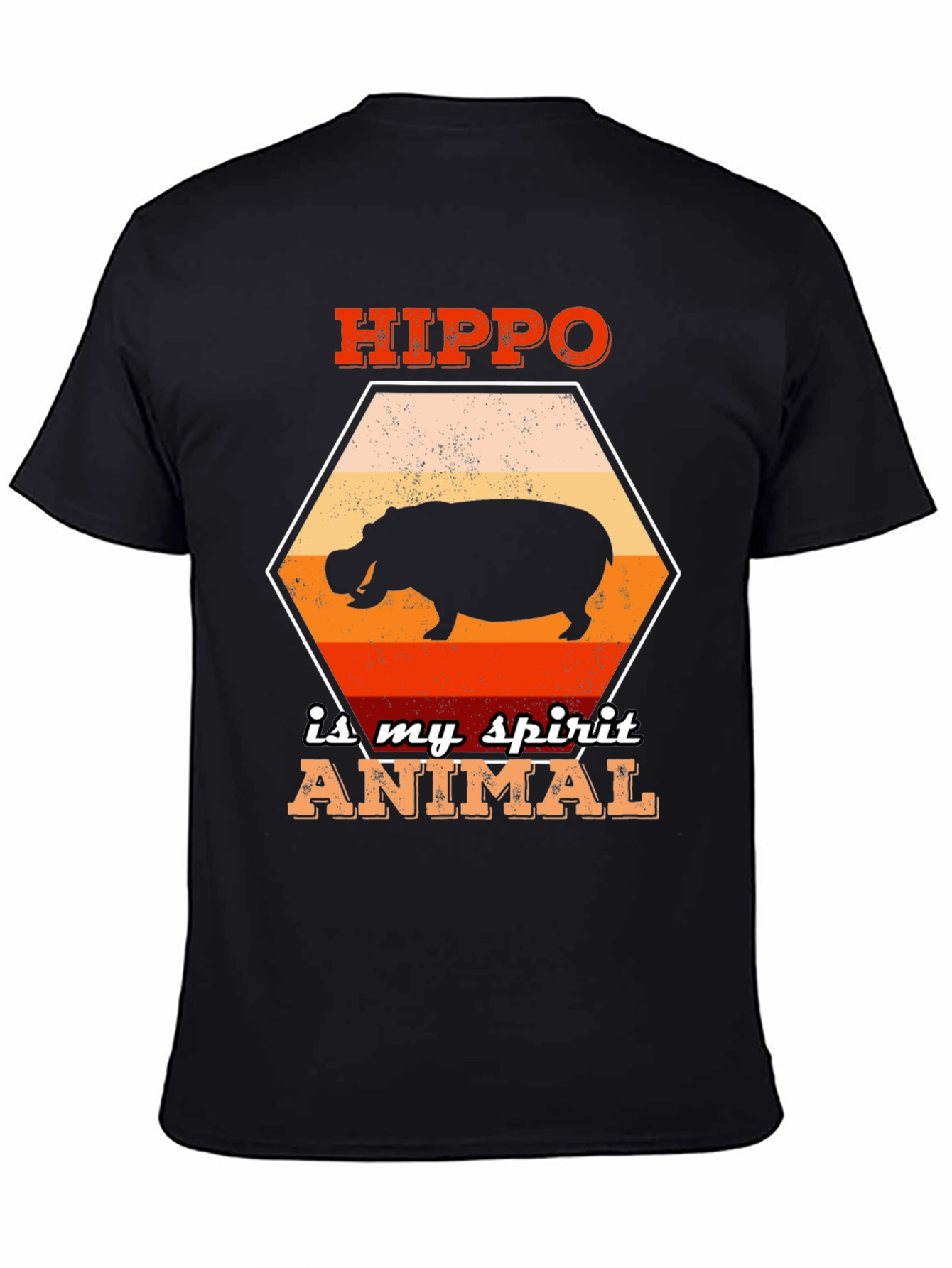Hippo Spirit Animal Graphic T-Shirt - Unisex