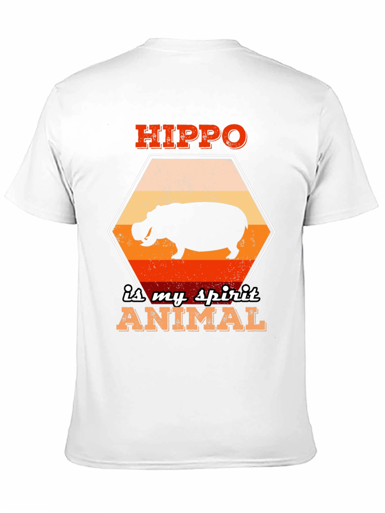 Hippo Spirit Animal Graphic T-Shirt - Unisex