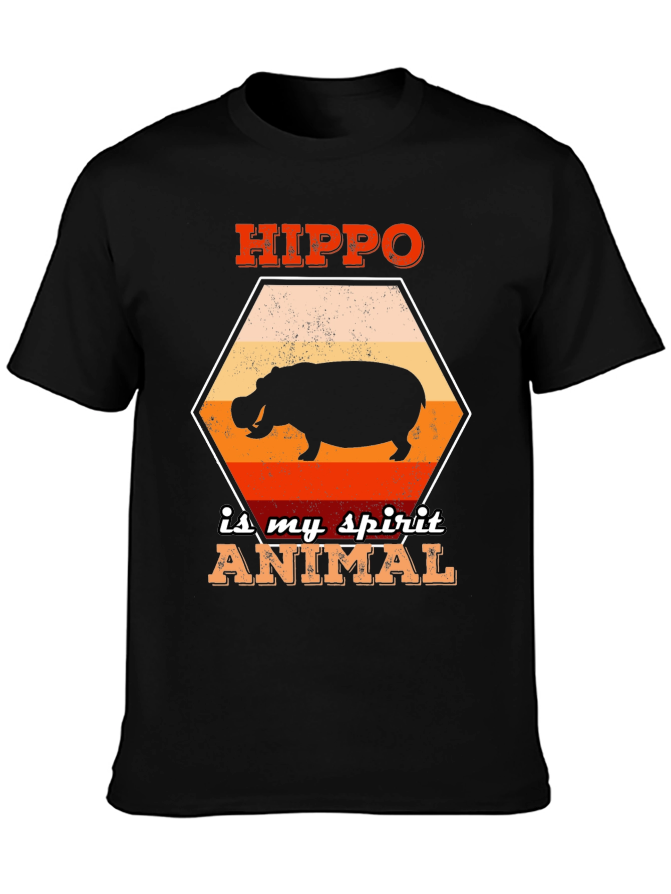 Hippo Spirit Animal Graphic T-Shirt - Unisex
