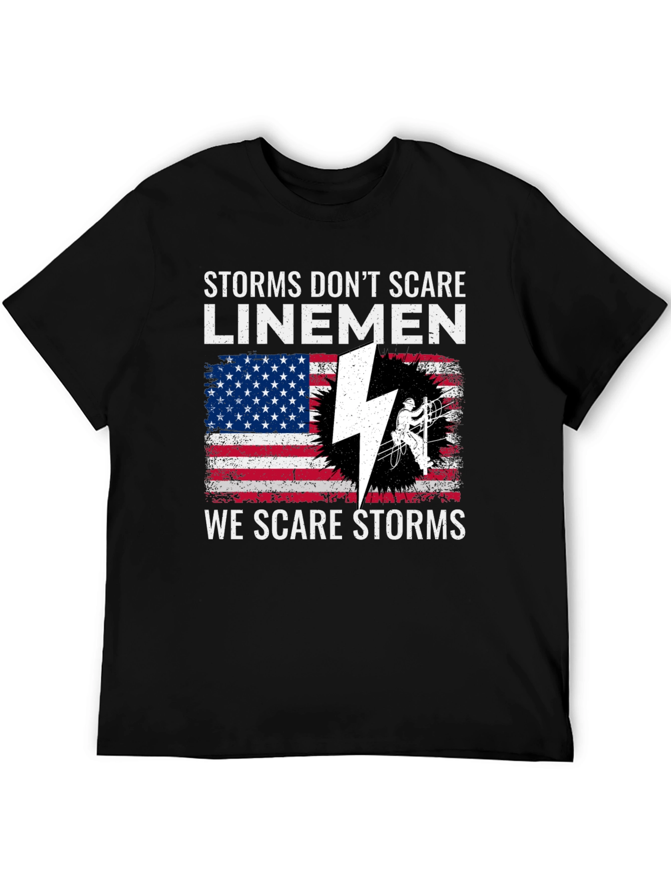 Linemen Storms Graphic T-Shirt