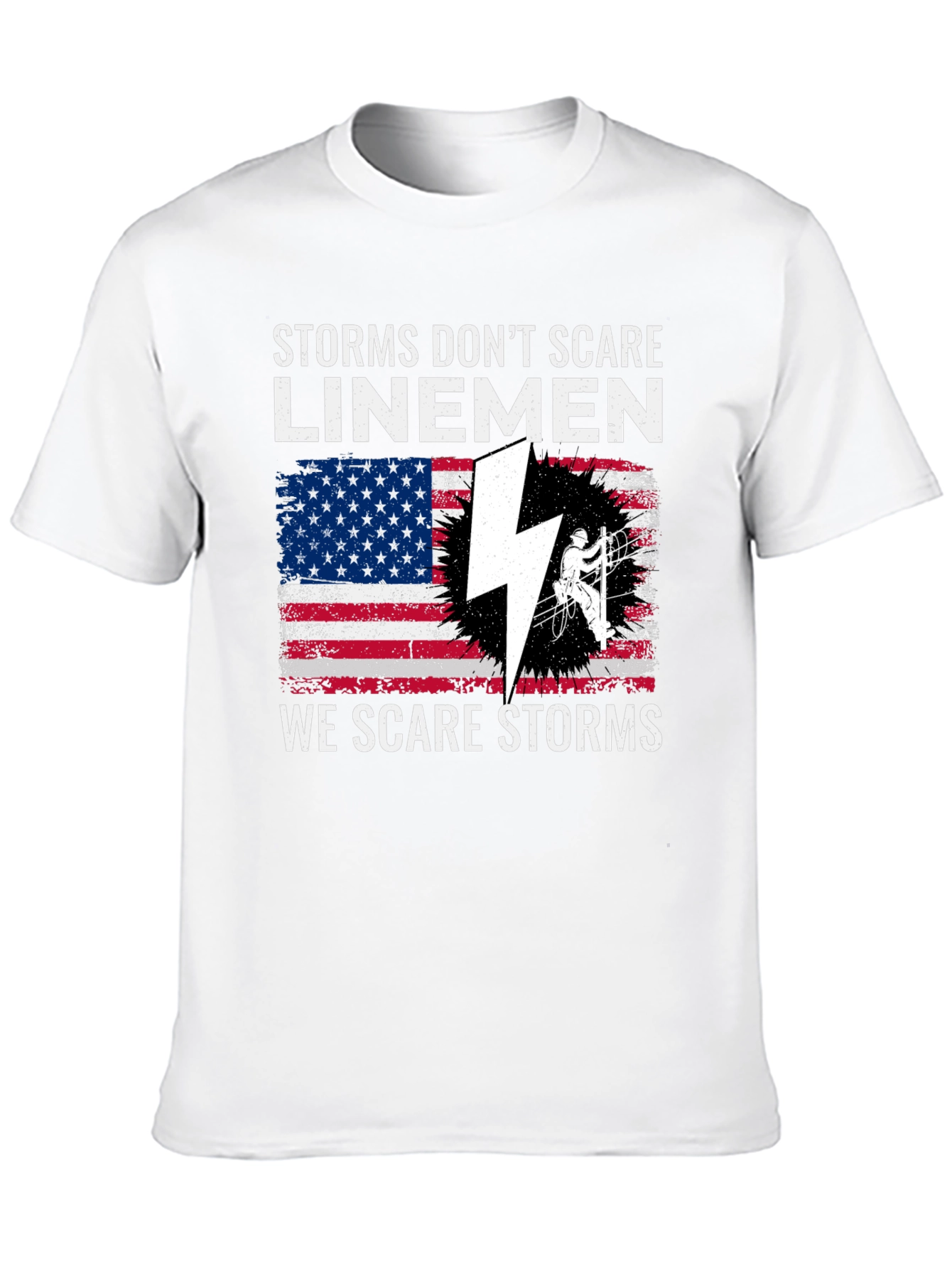 Linemen Storms Graphic T-Shirt