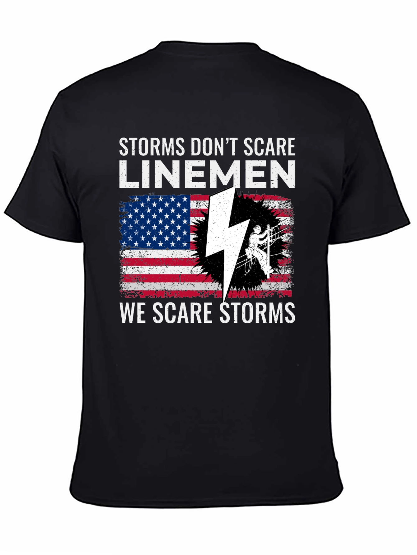 Linemen Storms Graphic T-Shirt