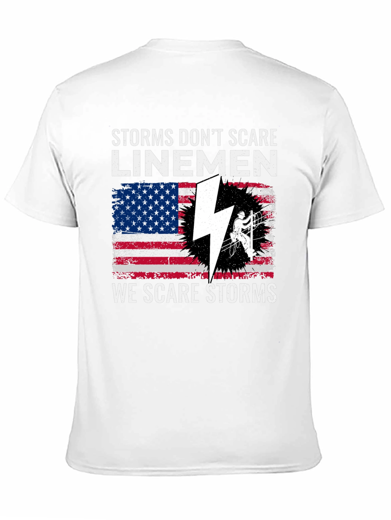 Linemen Storms Graphic T-Shirt
