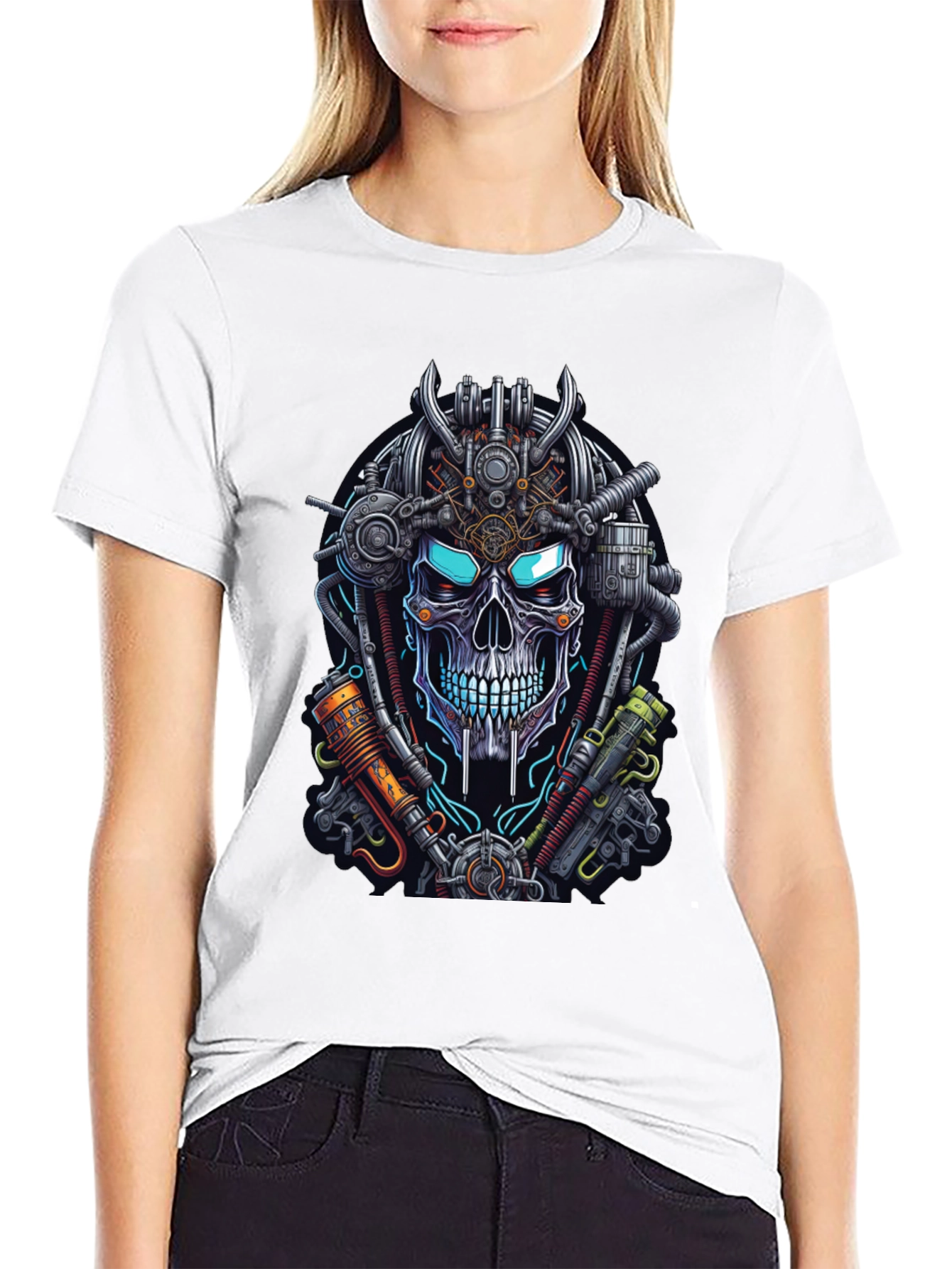 Steampunk Skull Graphic Tee