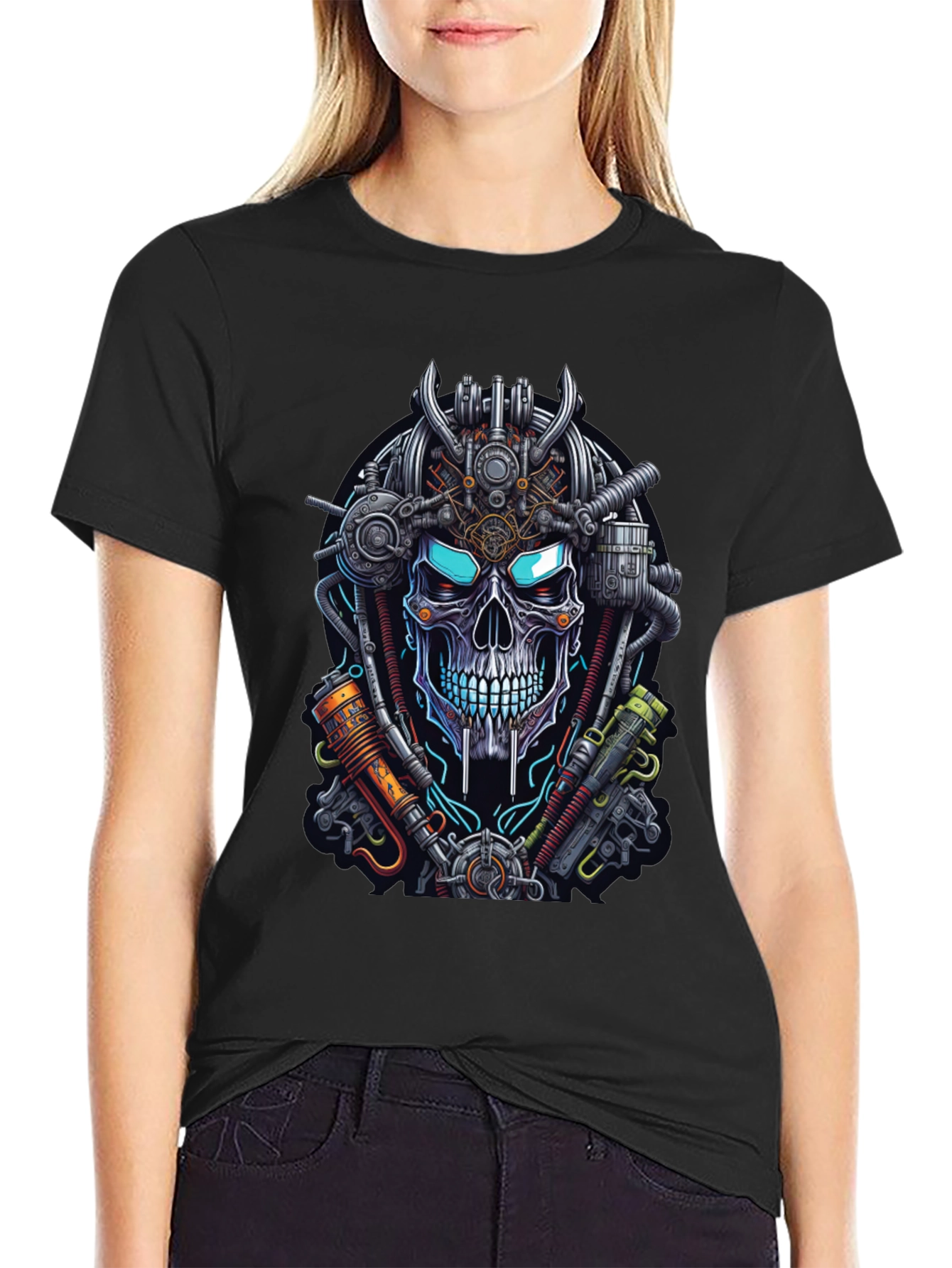 Steampunk Skull Graphic Tee