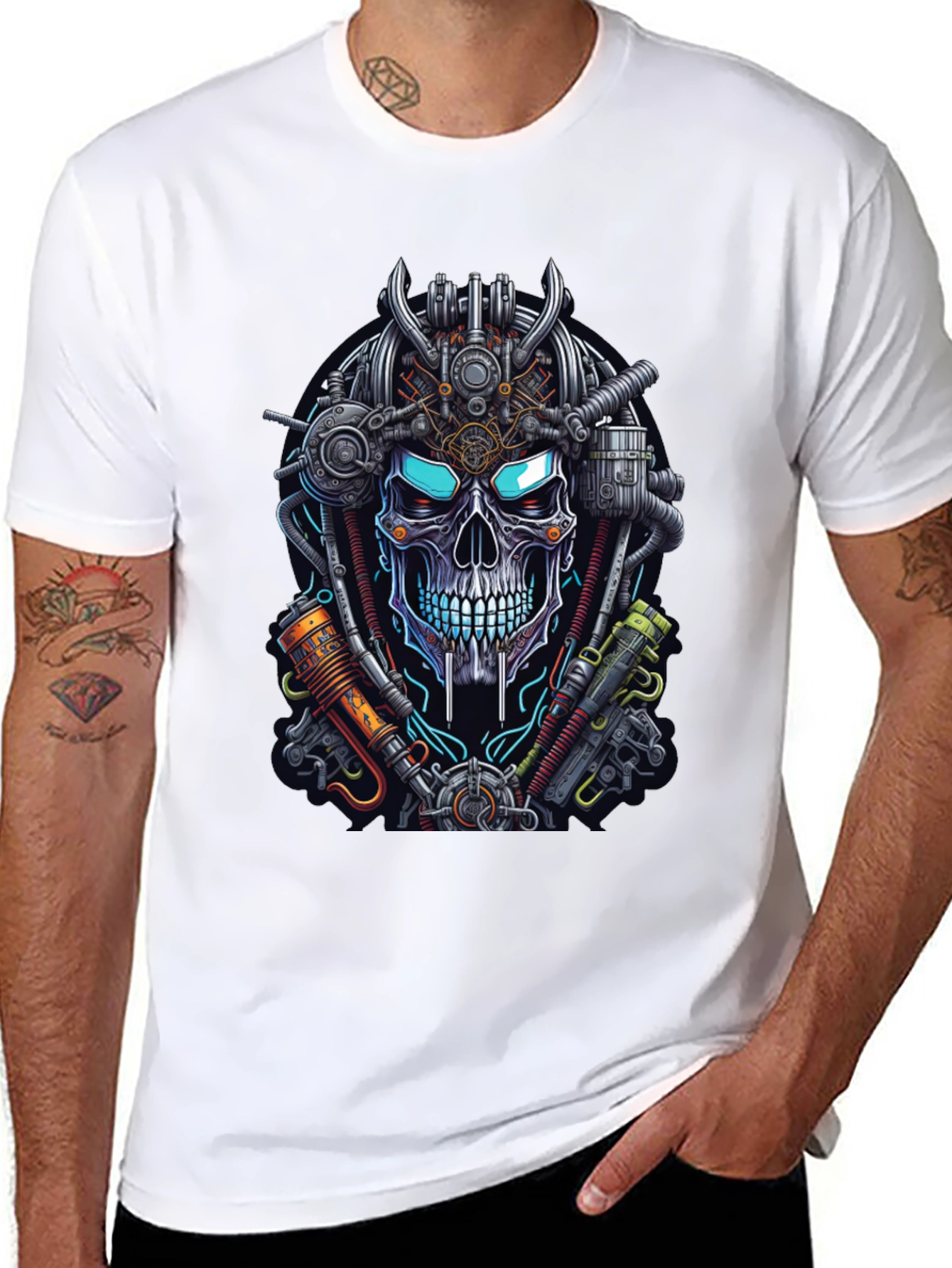 Steampunk Skull Graphic Tee