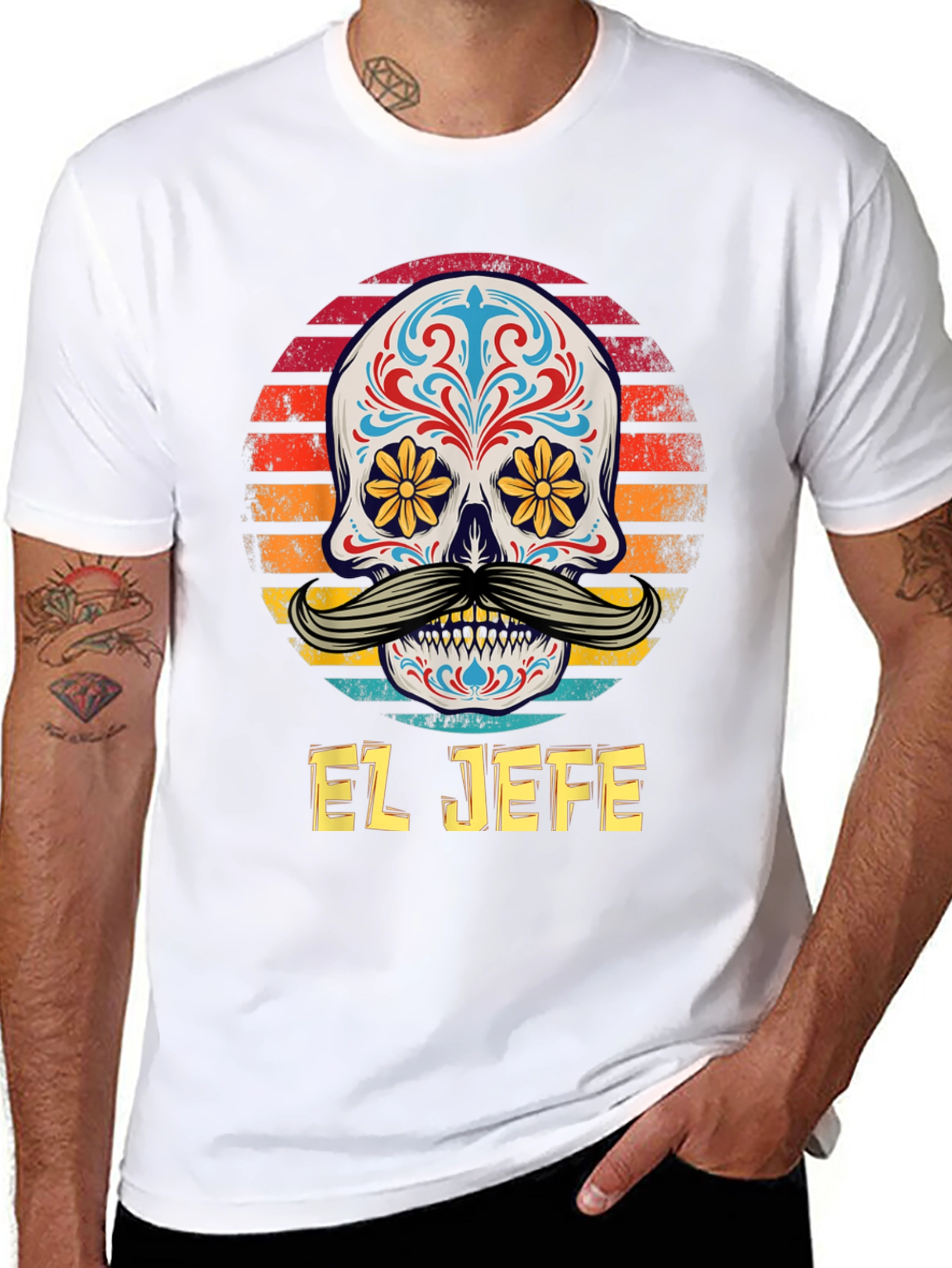 El Jefe Sugar Skull Graphic Tee