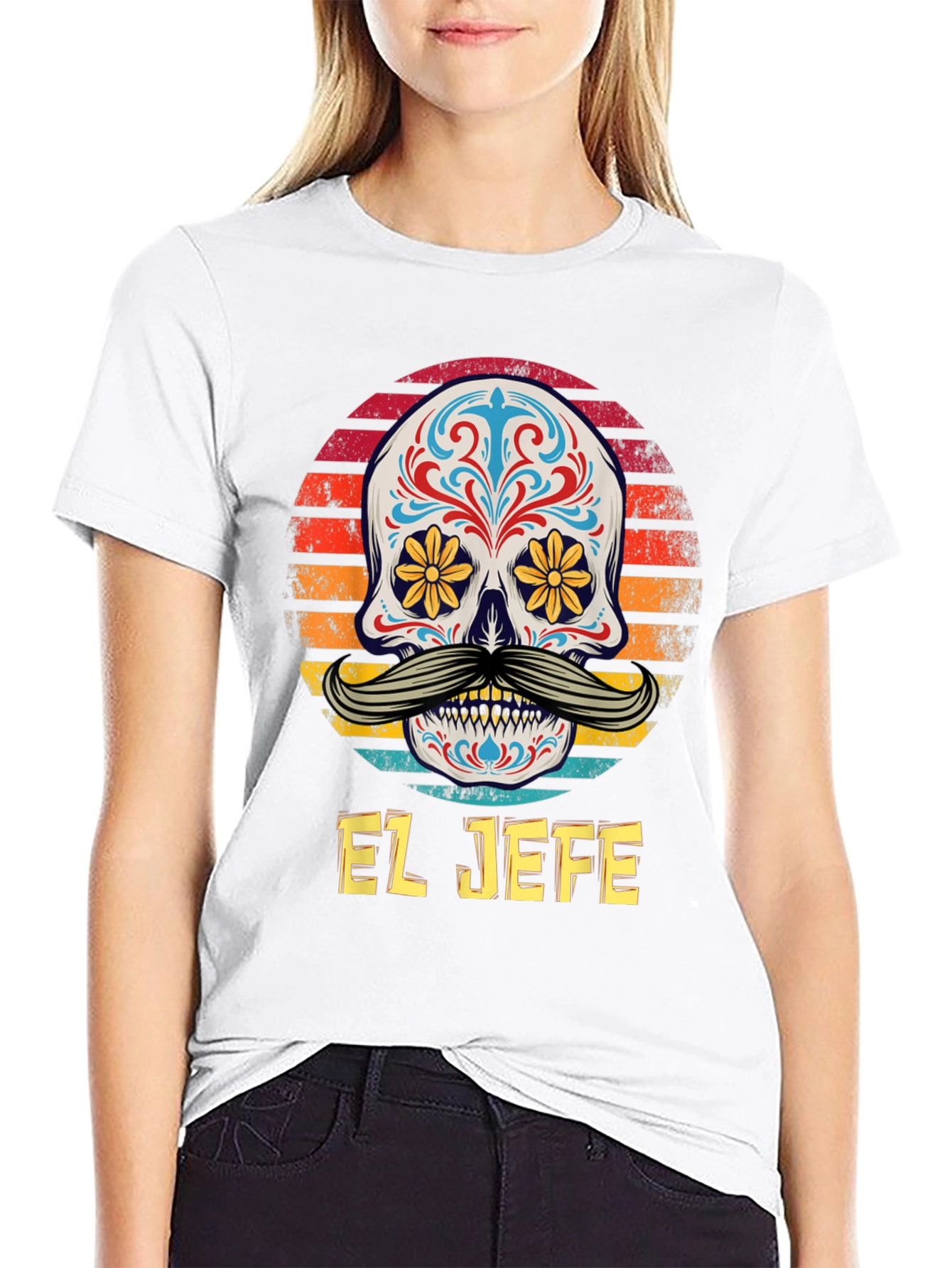 El Jefe Sugar Skull Graphic Tee