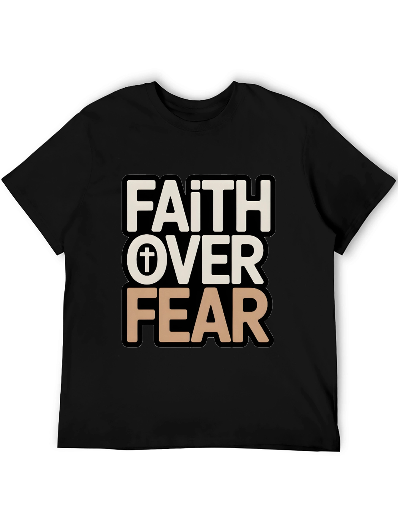 Faith Over Fear Graphic Tee - Christian T-Shirt