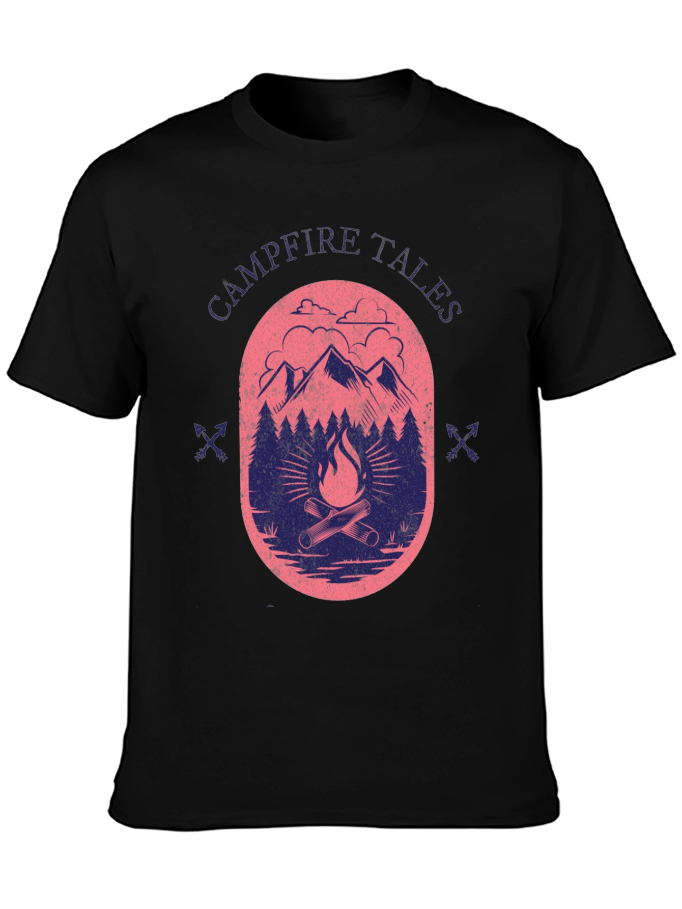 Campfire Tales T-Shirt: Outdoor Adventure Tee