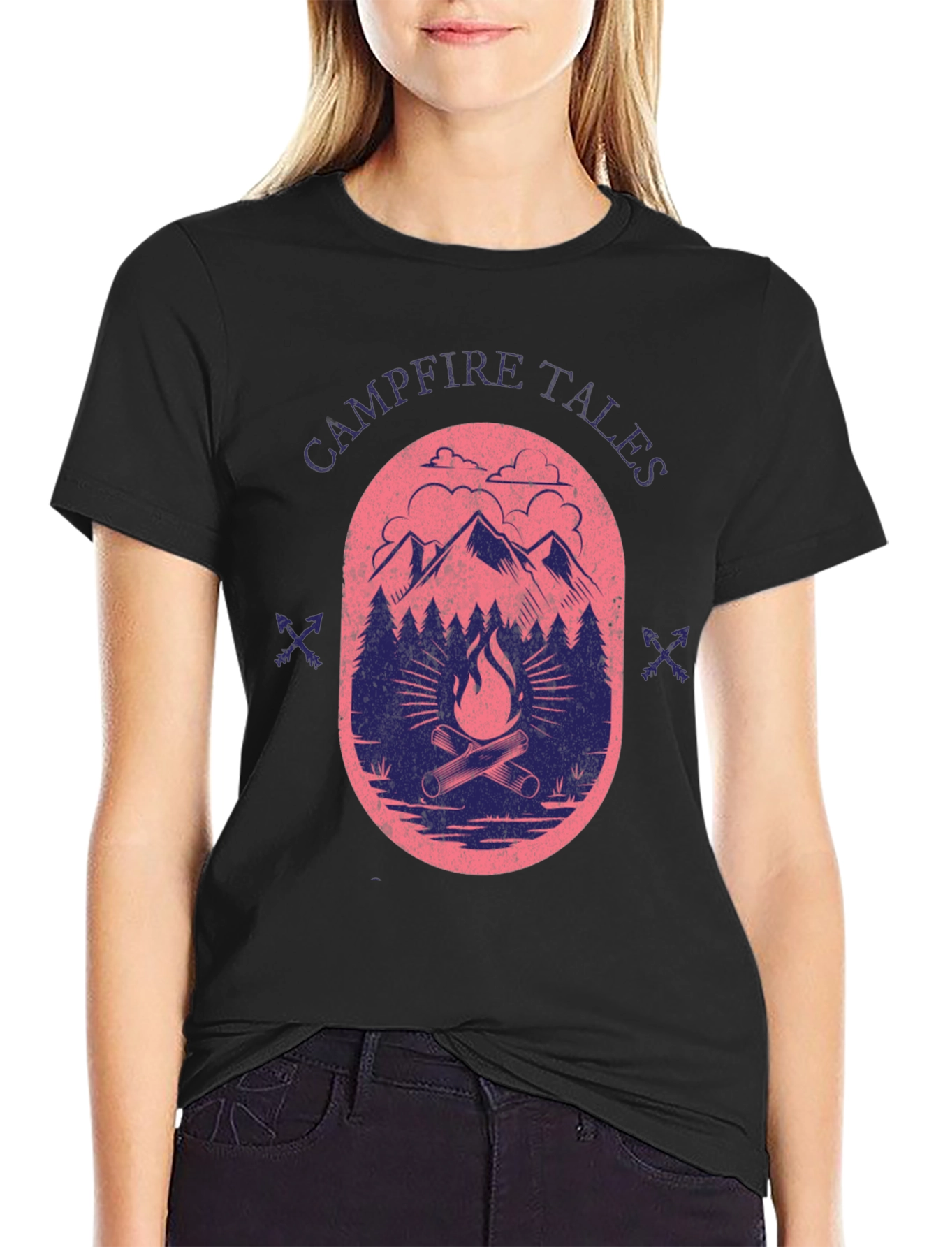 Campfire Tales T-Shirt: Outdoor Adventure Tee