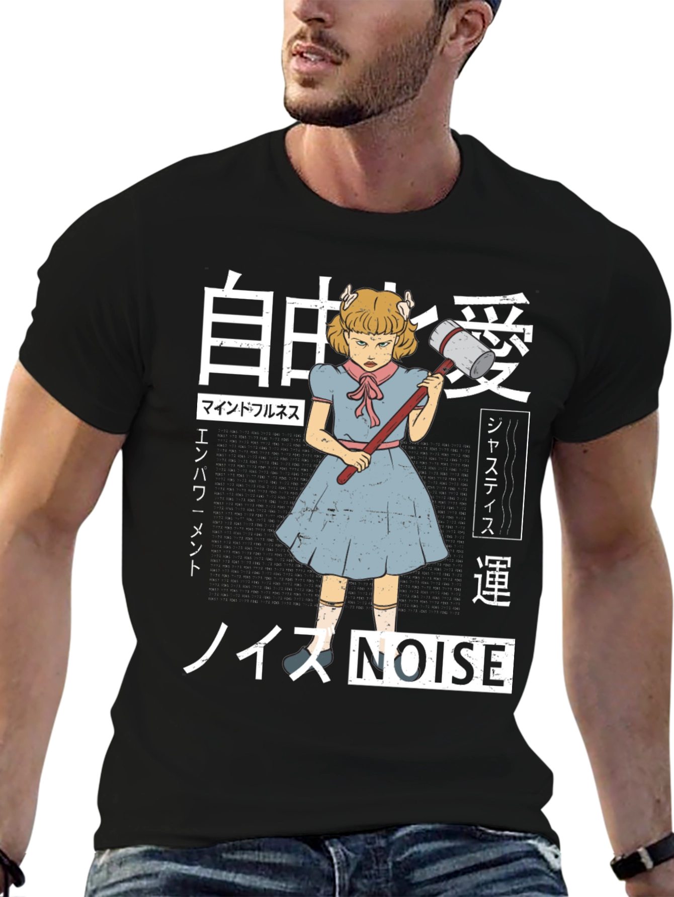 Japanese Anime Style Graphic Tee