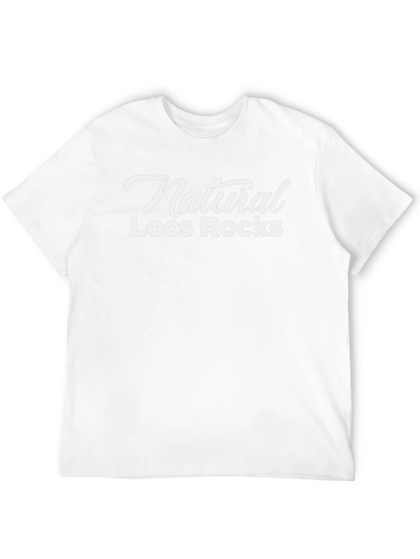Natural Locs Rocks Black T-Shirt