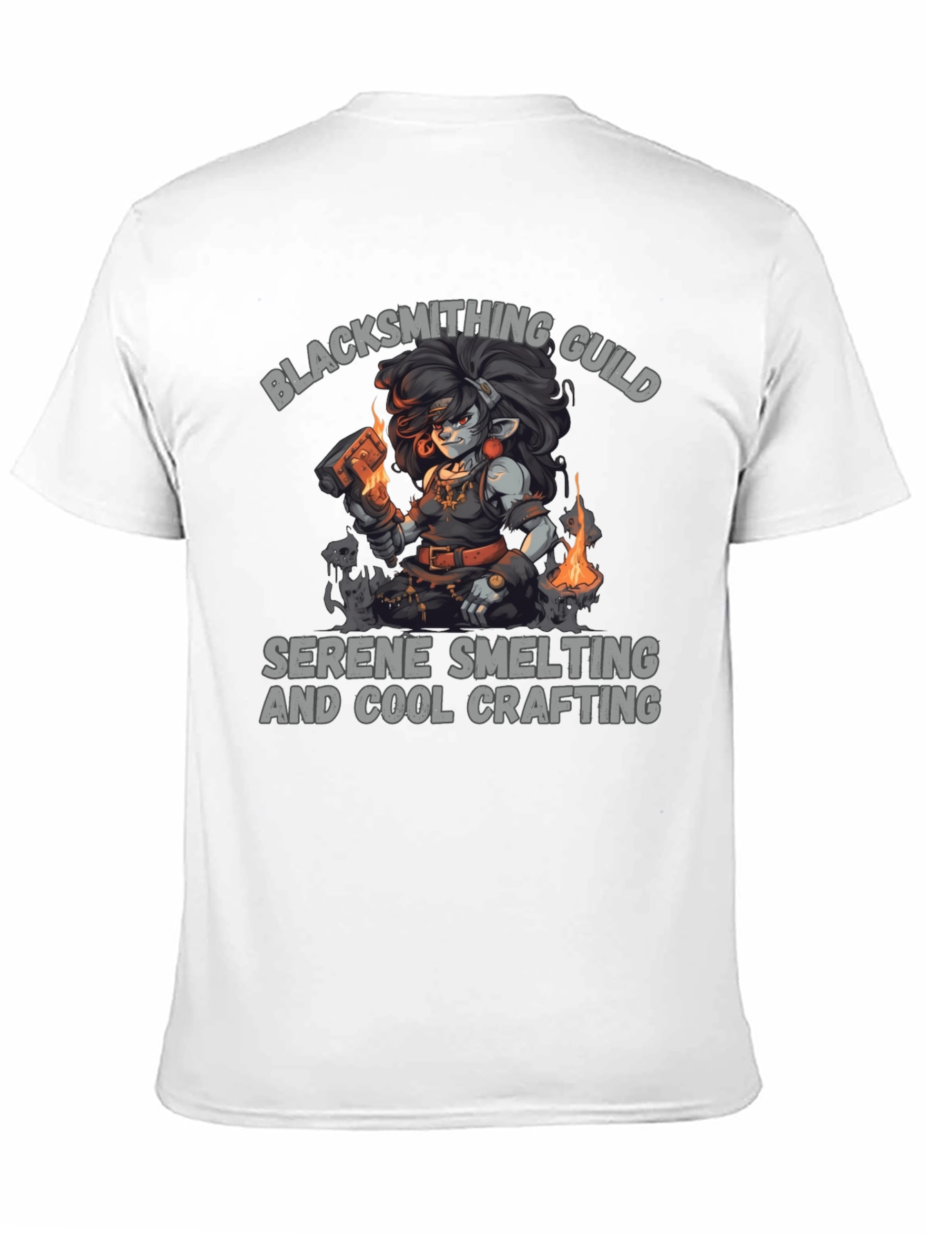 Blacksmithing Guild Graphic T-Shirt - Cool Crafting Tee