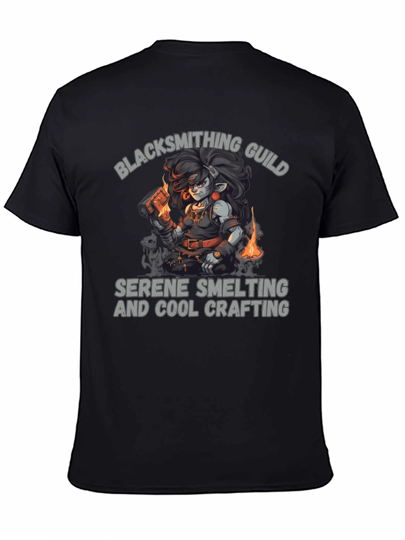 Blacksmithing Guild Graphic T-Shirt - Cool Crafting Tee