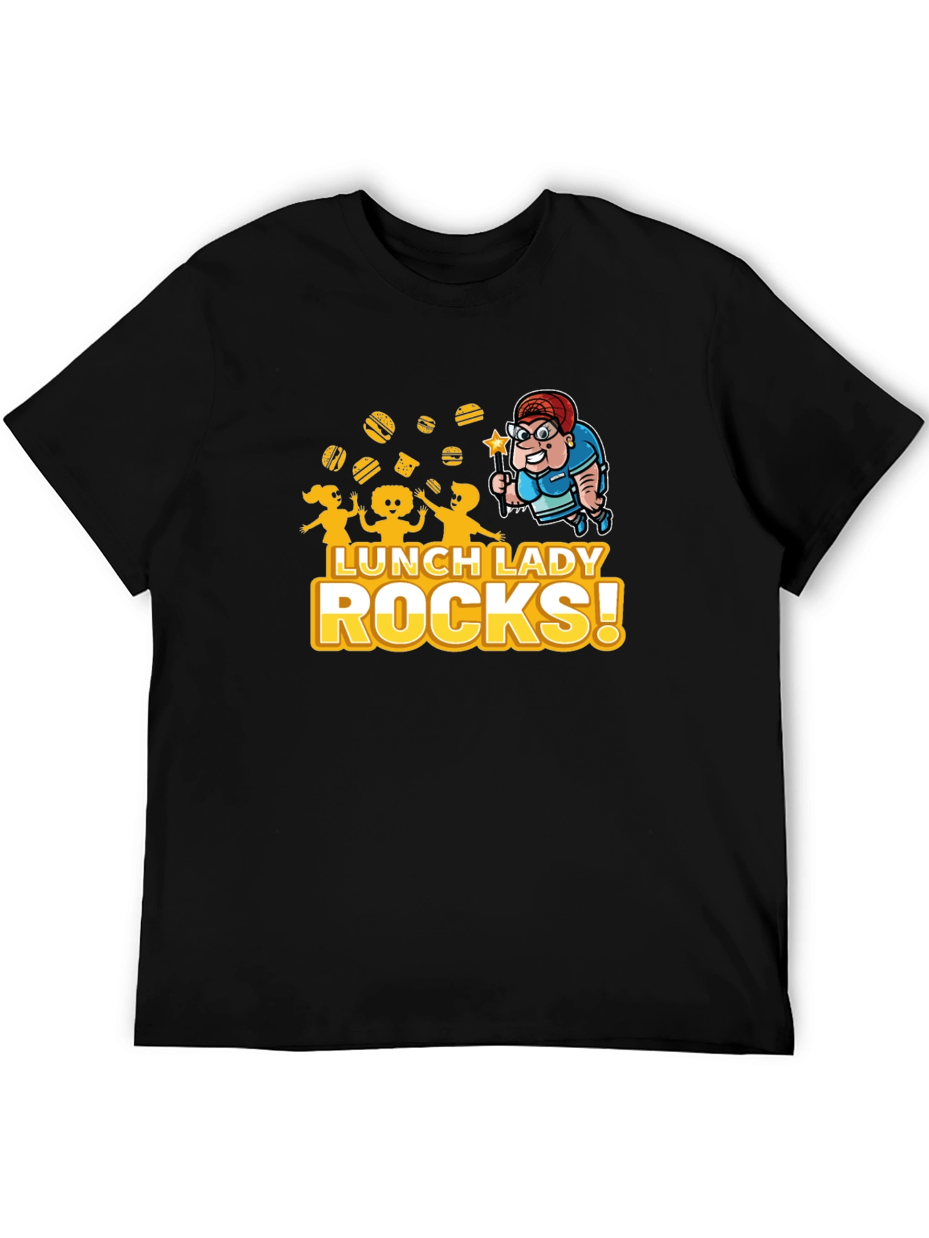 Lunch Lady Rocks! Graphic T-Shirt