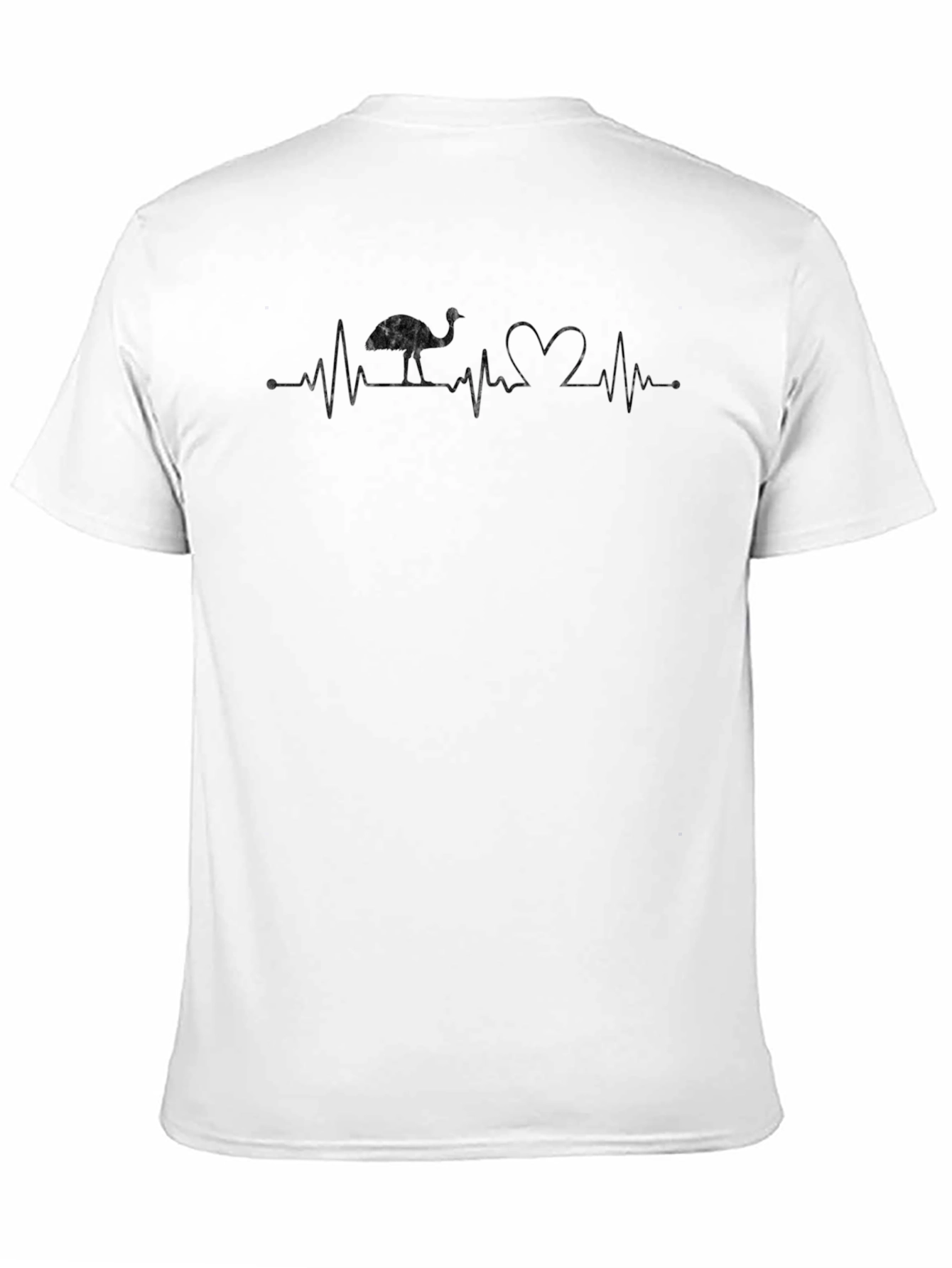 Emu Heartbeat Graphic Tee - Black