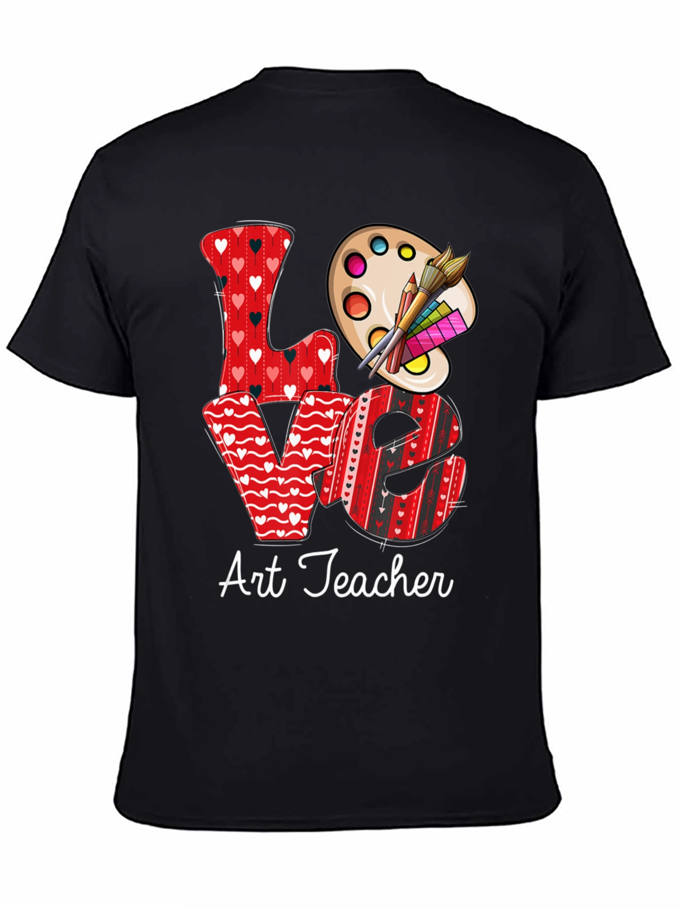 Love Art Teacher Graphic Tee