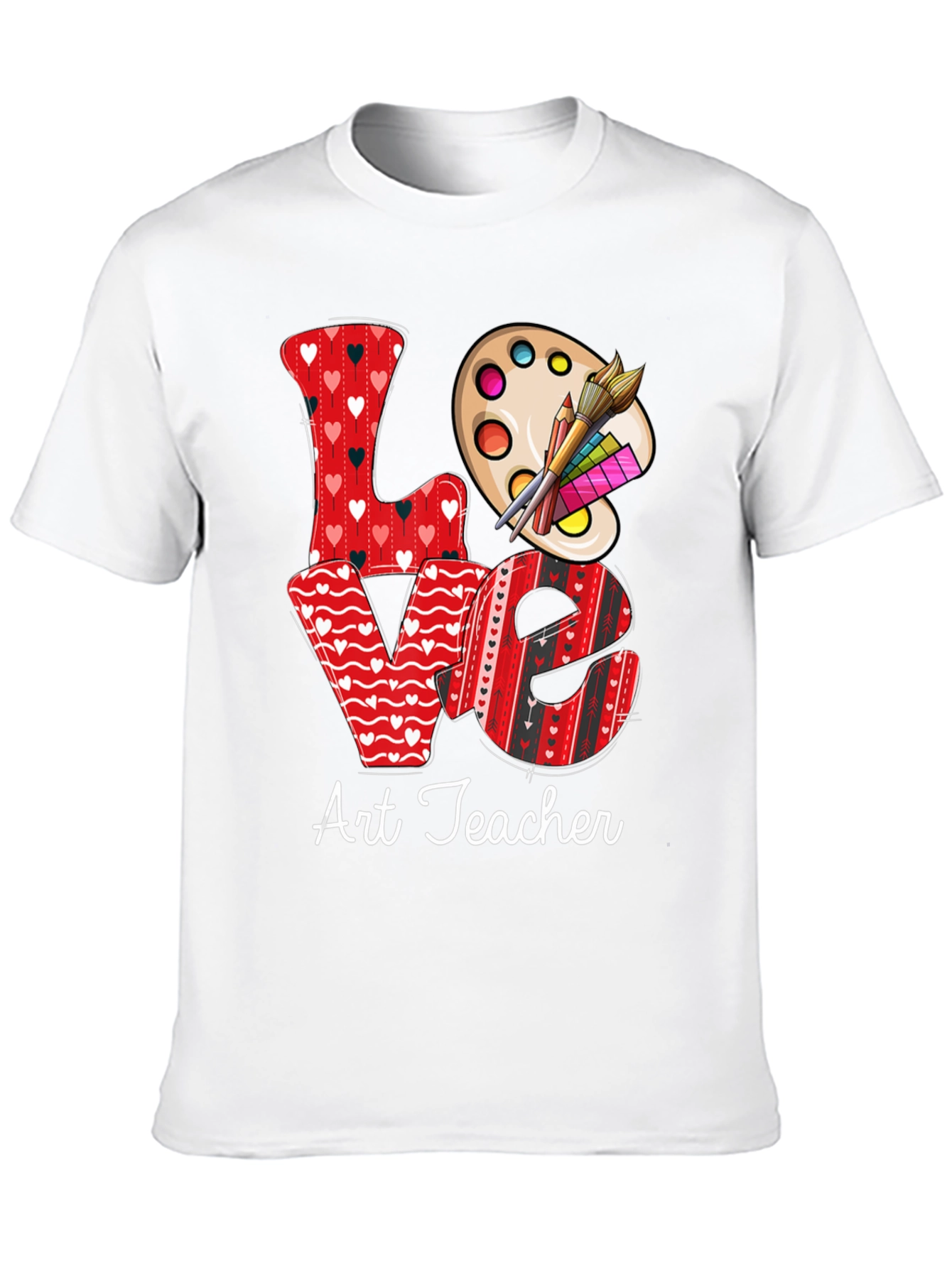 Love Art Teacher Graphic Tee
