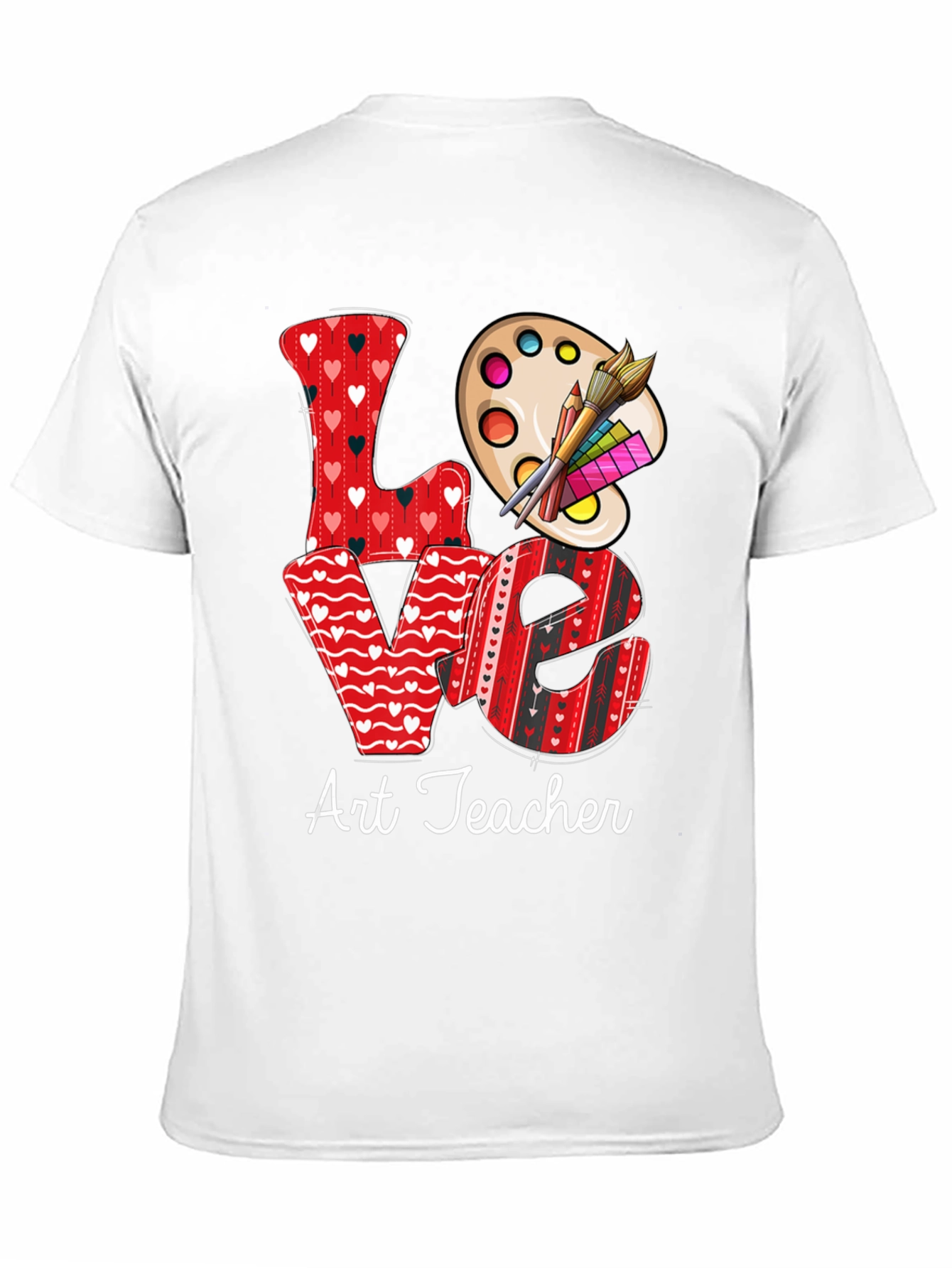 Love Art Teacher Graphic Tee