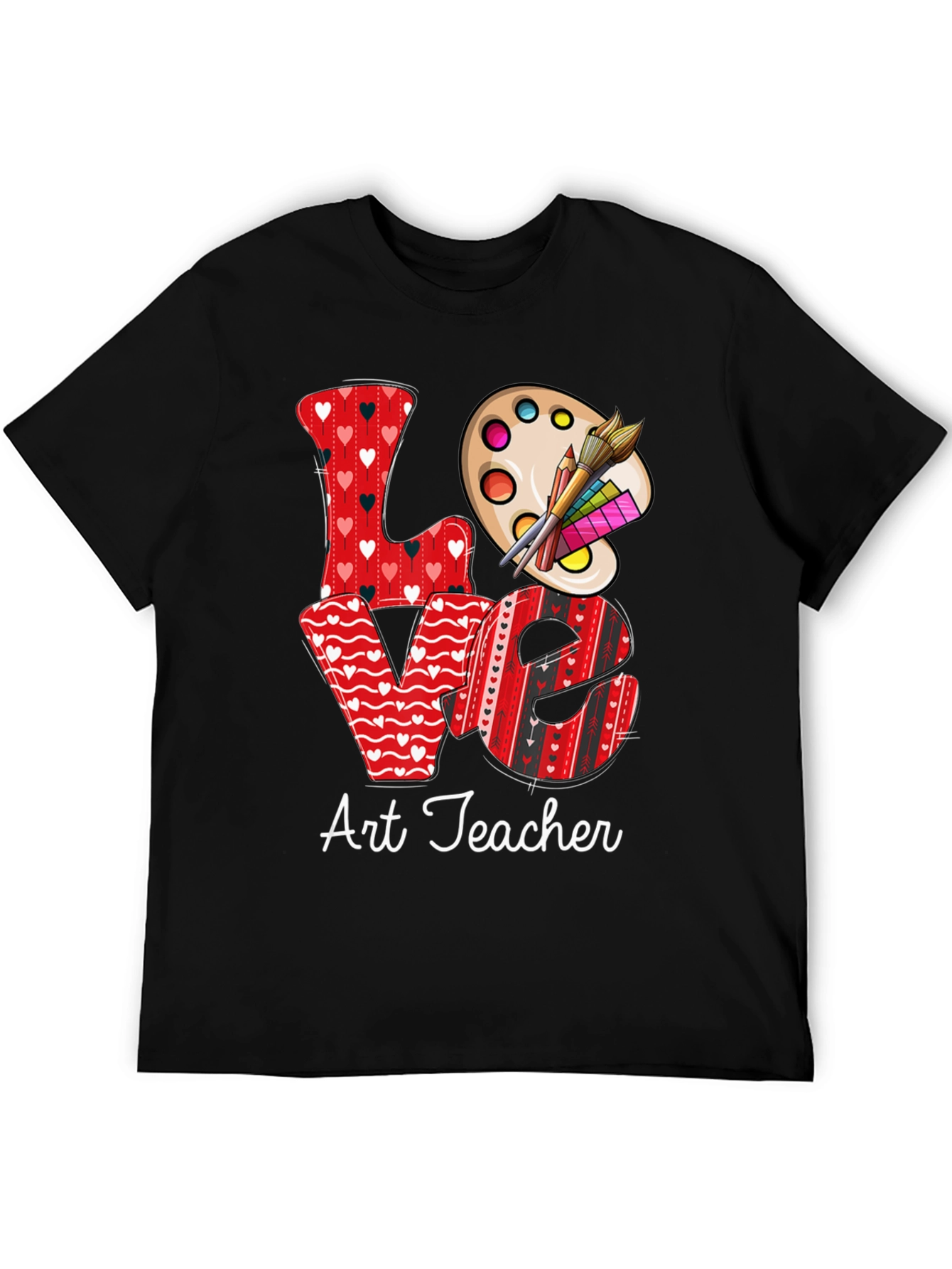Love Art Teacher Graphic Tee