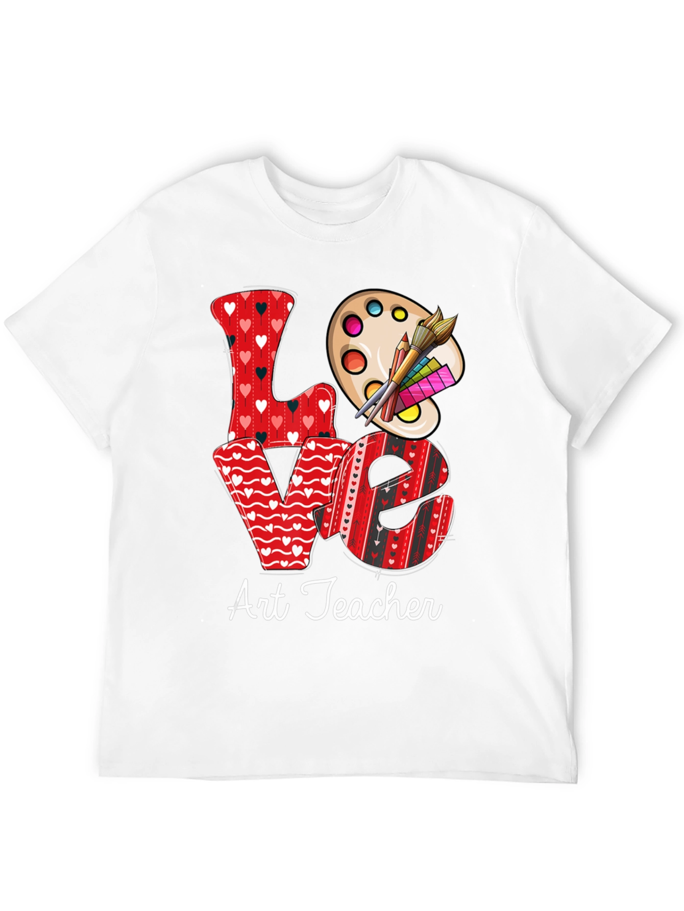 Love Art Teacher Graphic Tee