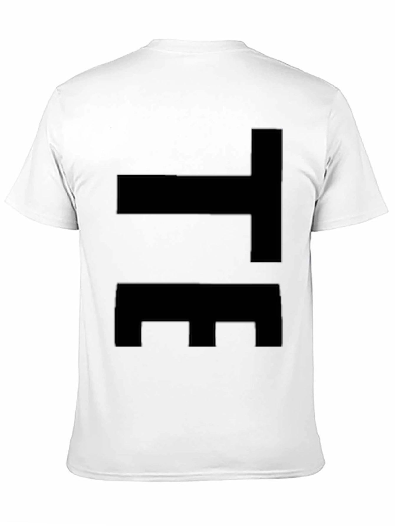 Modern Abstract Graphic Tee - Black