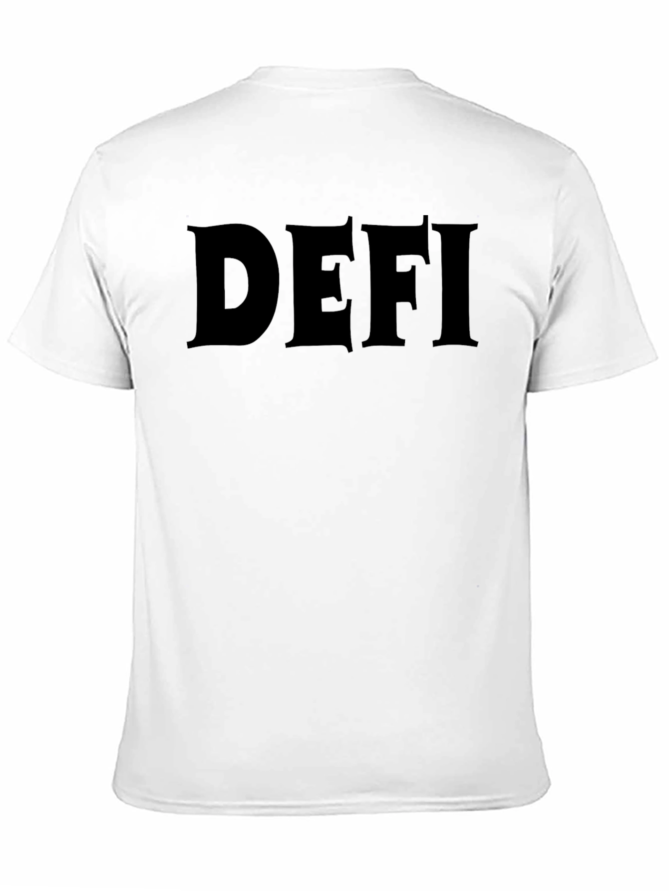 DEFI Graphic T-Shirt - Black Cotton Tee