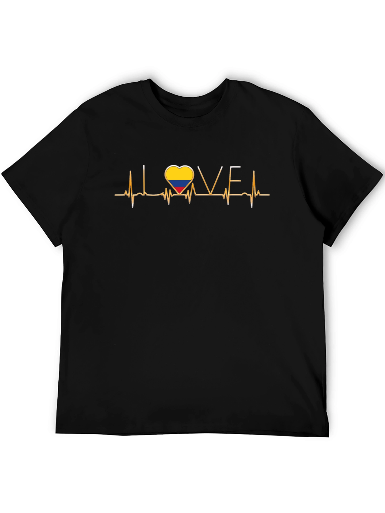 Colombian Heartbeat Love Graphic Tee