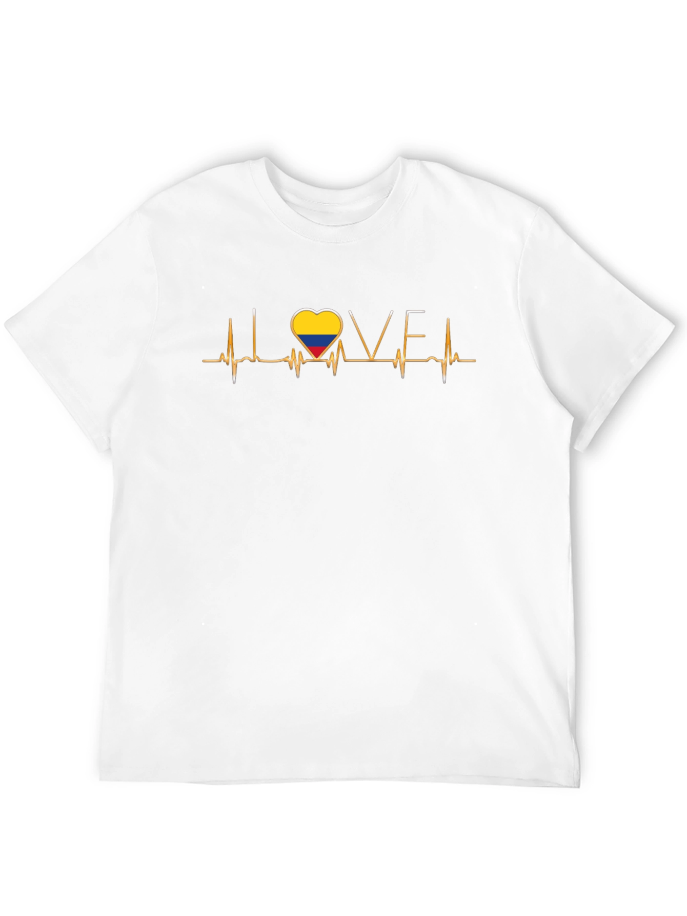 Colombian Heartbeat Love Graphic Tee