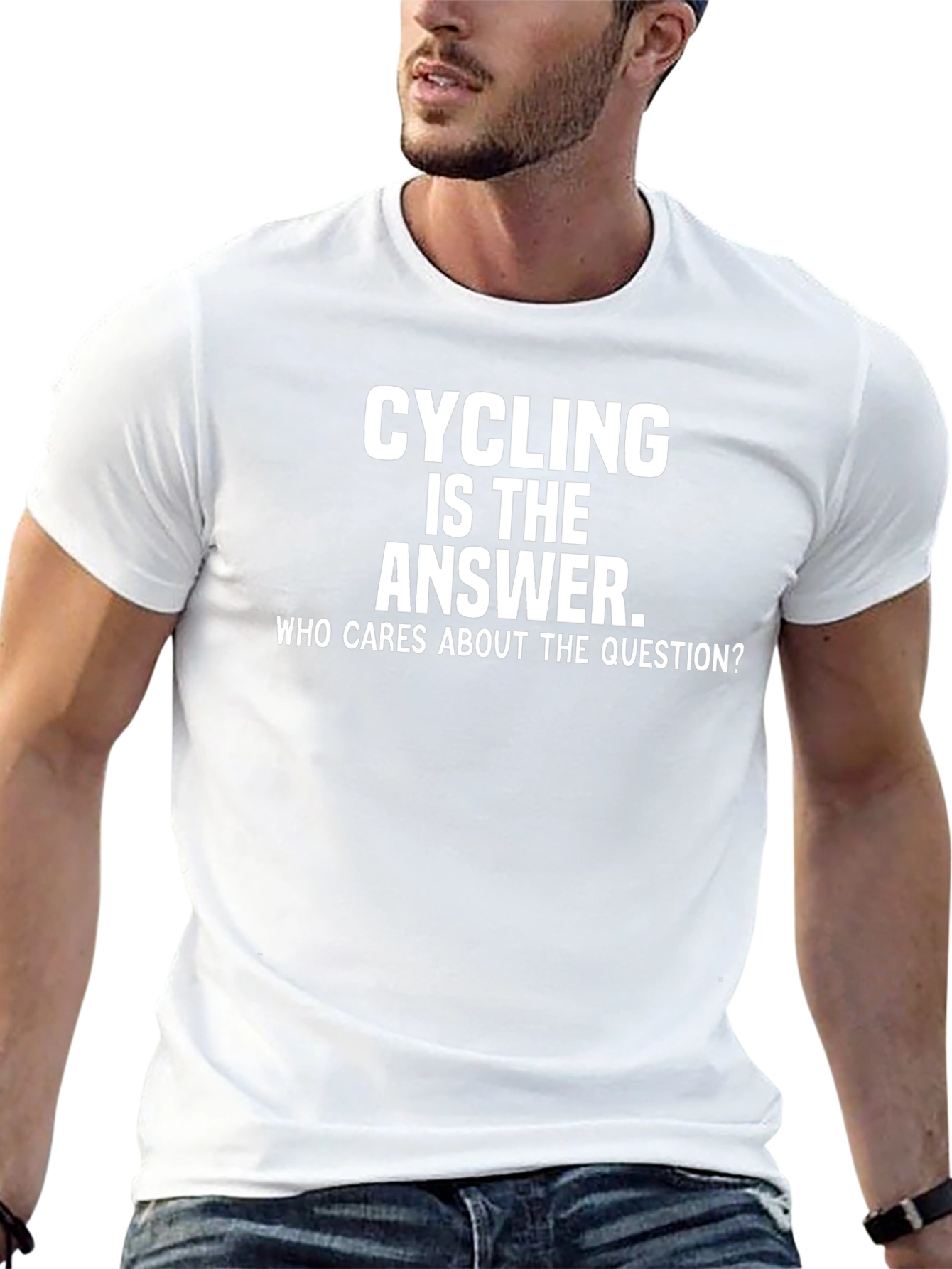 Cycling is the Answer Graphic Tee