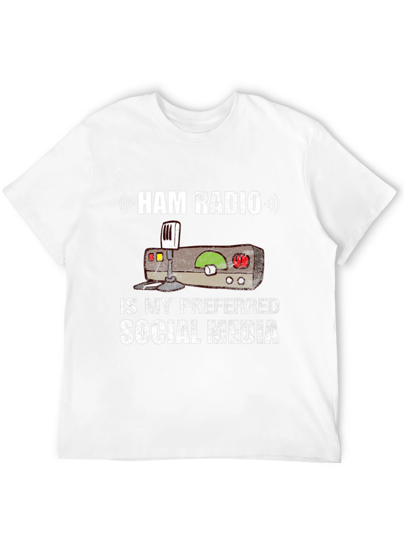 Ham Radio Social Media T-Shirt