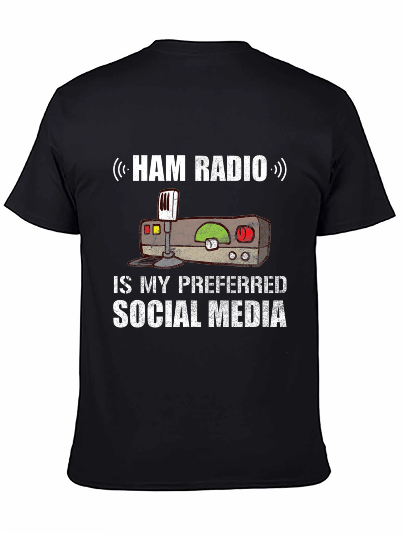Ham Radio Social Media T-Shirt