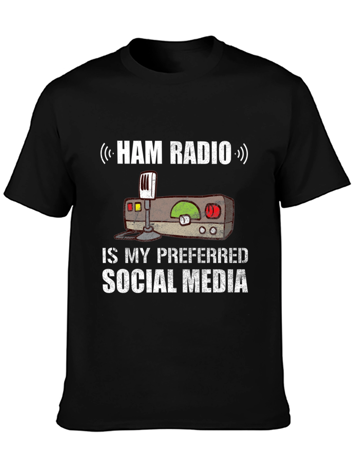 Ham Radio Social Media T-Shirt