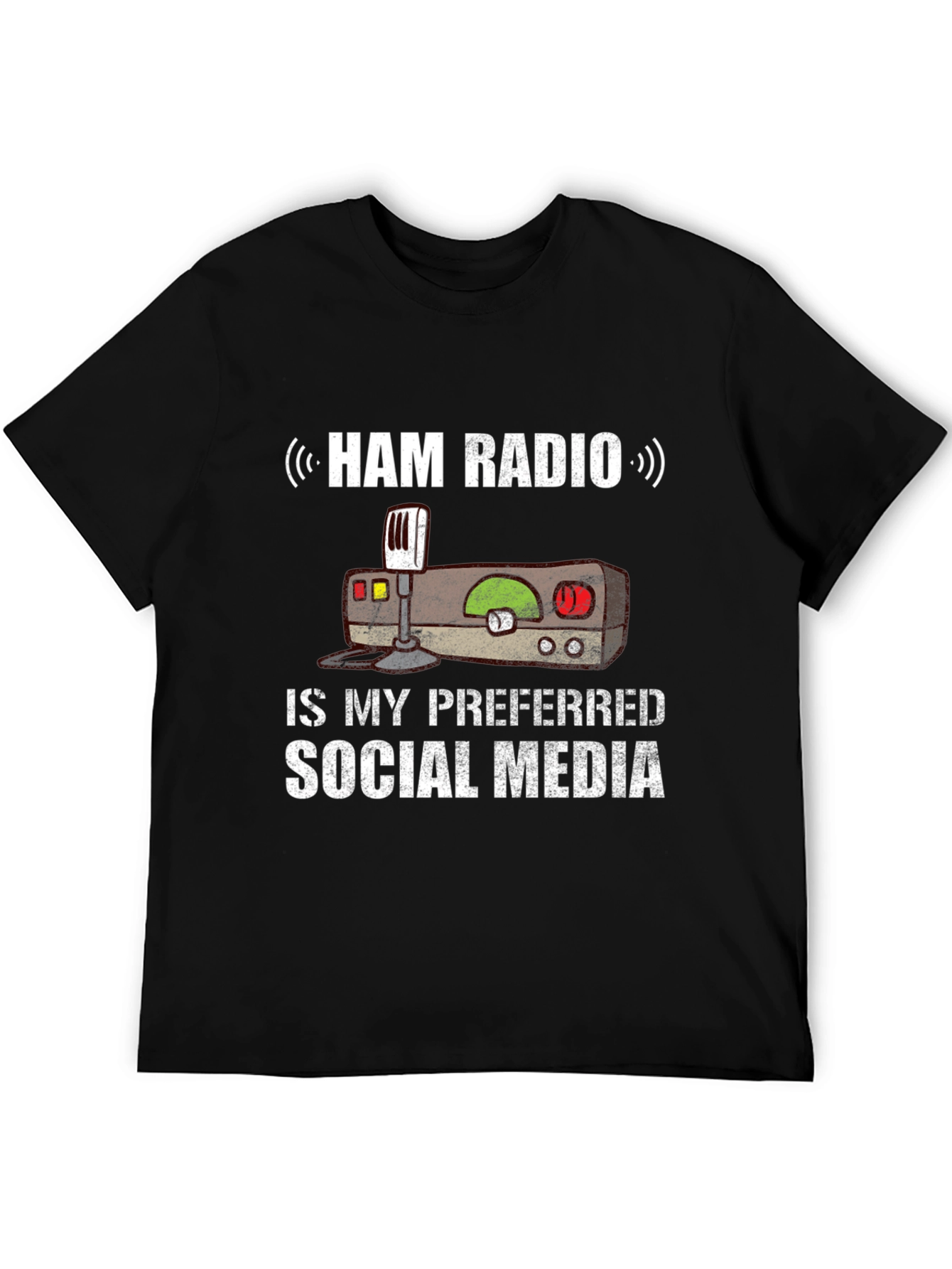 Ham Radio Social Media T-Shirt