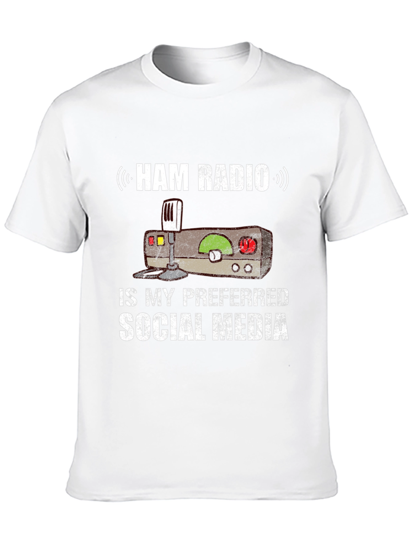Ham Radio Social Media T-Shirt