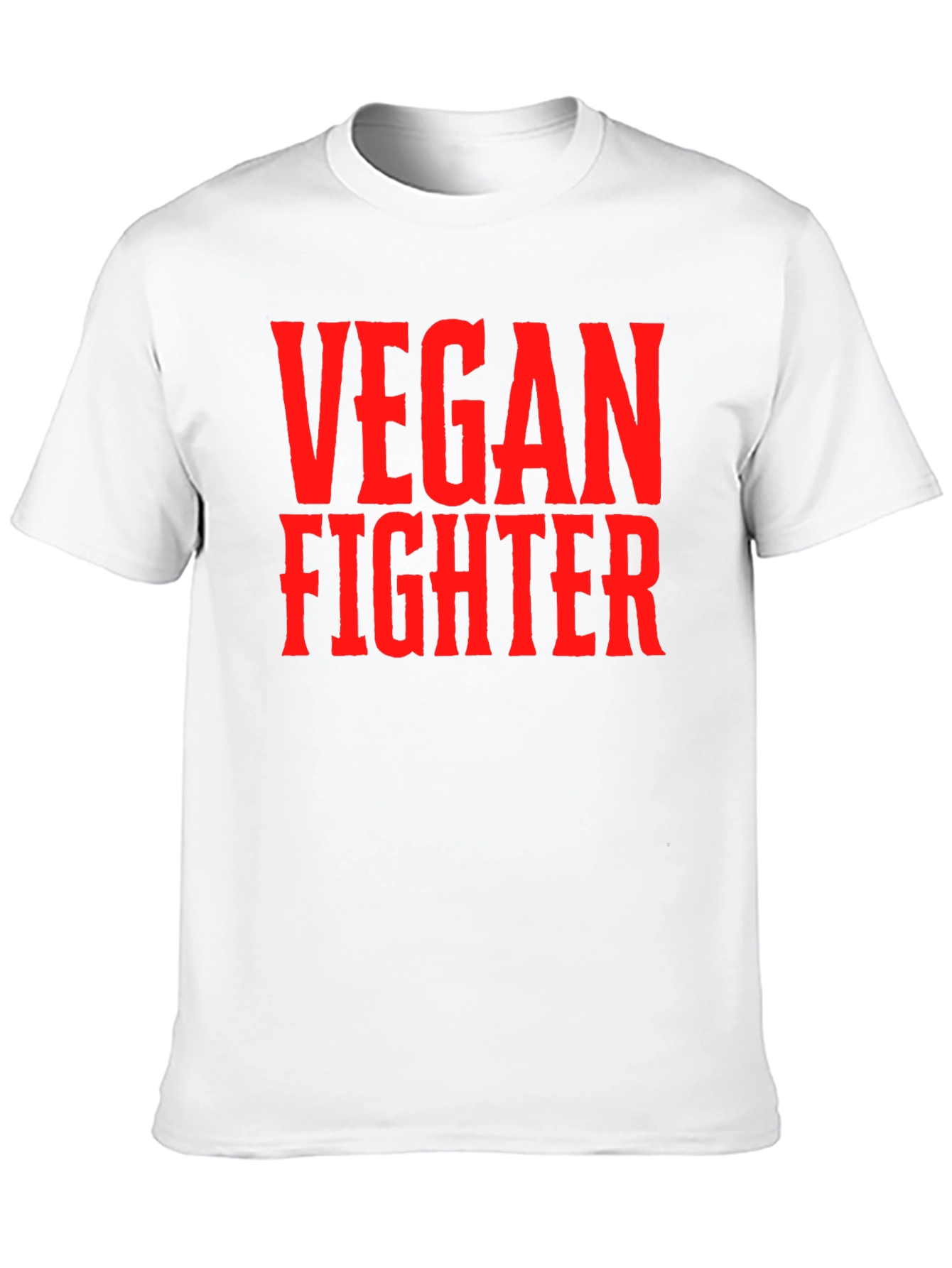 Vegan Fighter T-Shirt - Bold Statement Tee