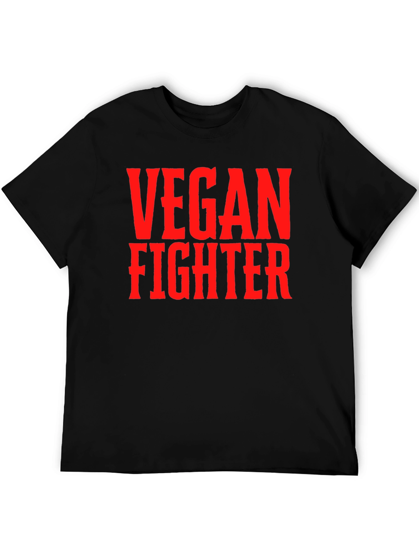 Vegan Fighter T-Shirt - Bold Statement Tee
