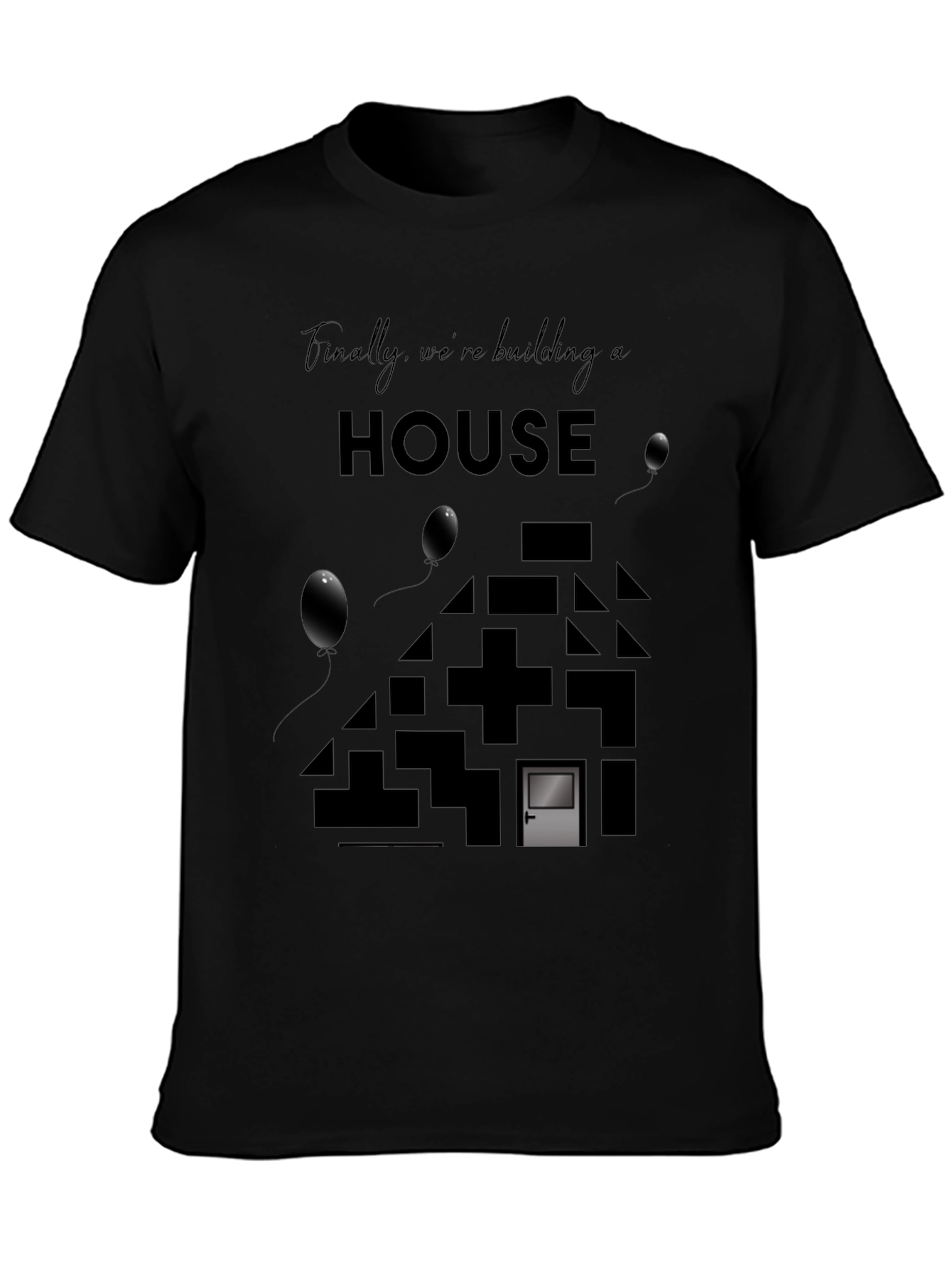 Building a House Tee - Modern Design T-Shirt