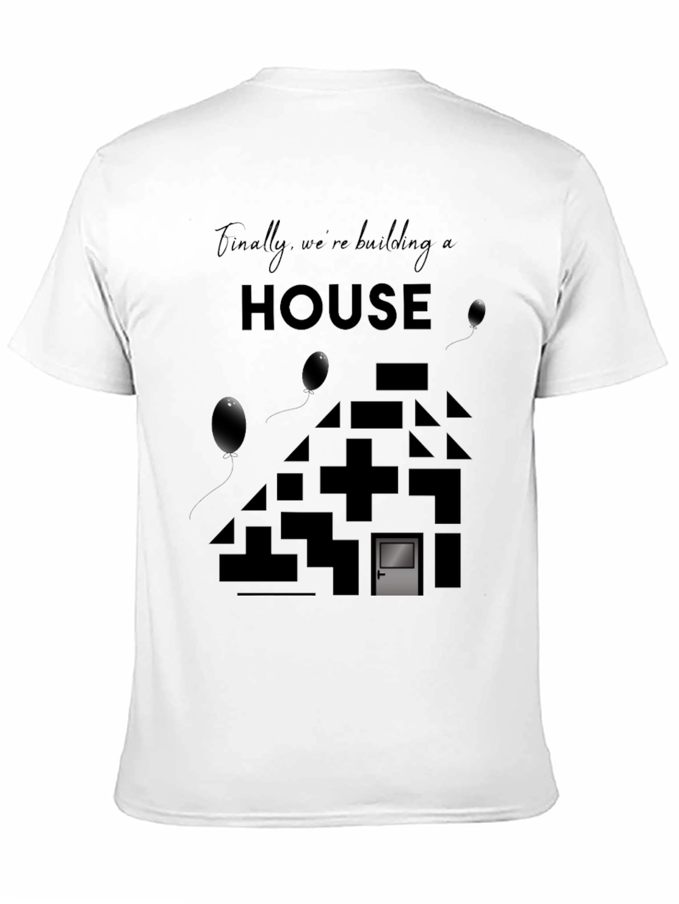 Building a House Tee - Modern Design T-Shirt