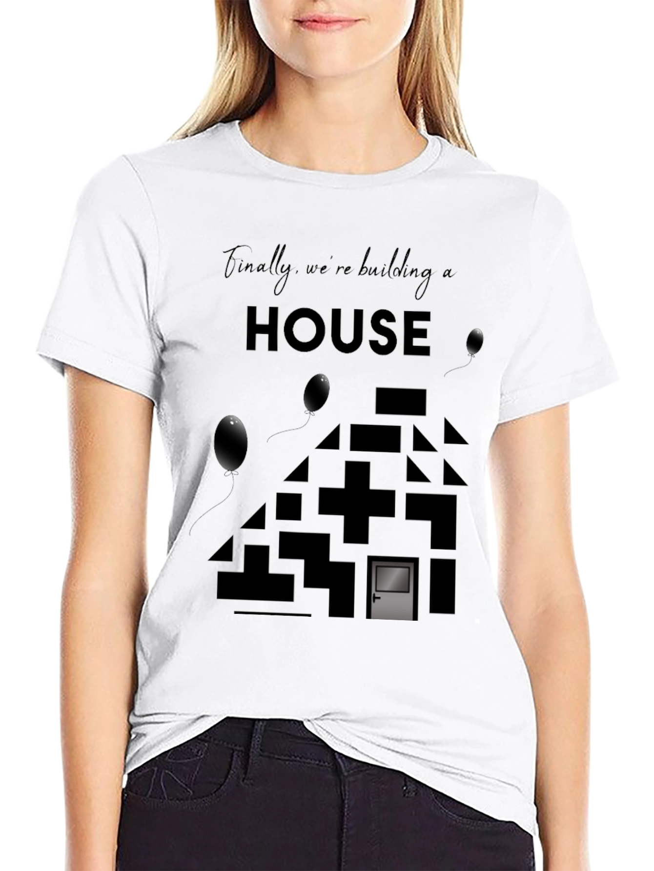 Building a House Tee - Modern Design T-Shirt