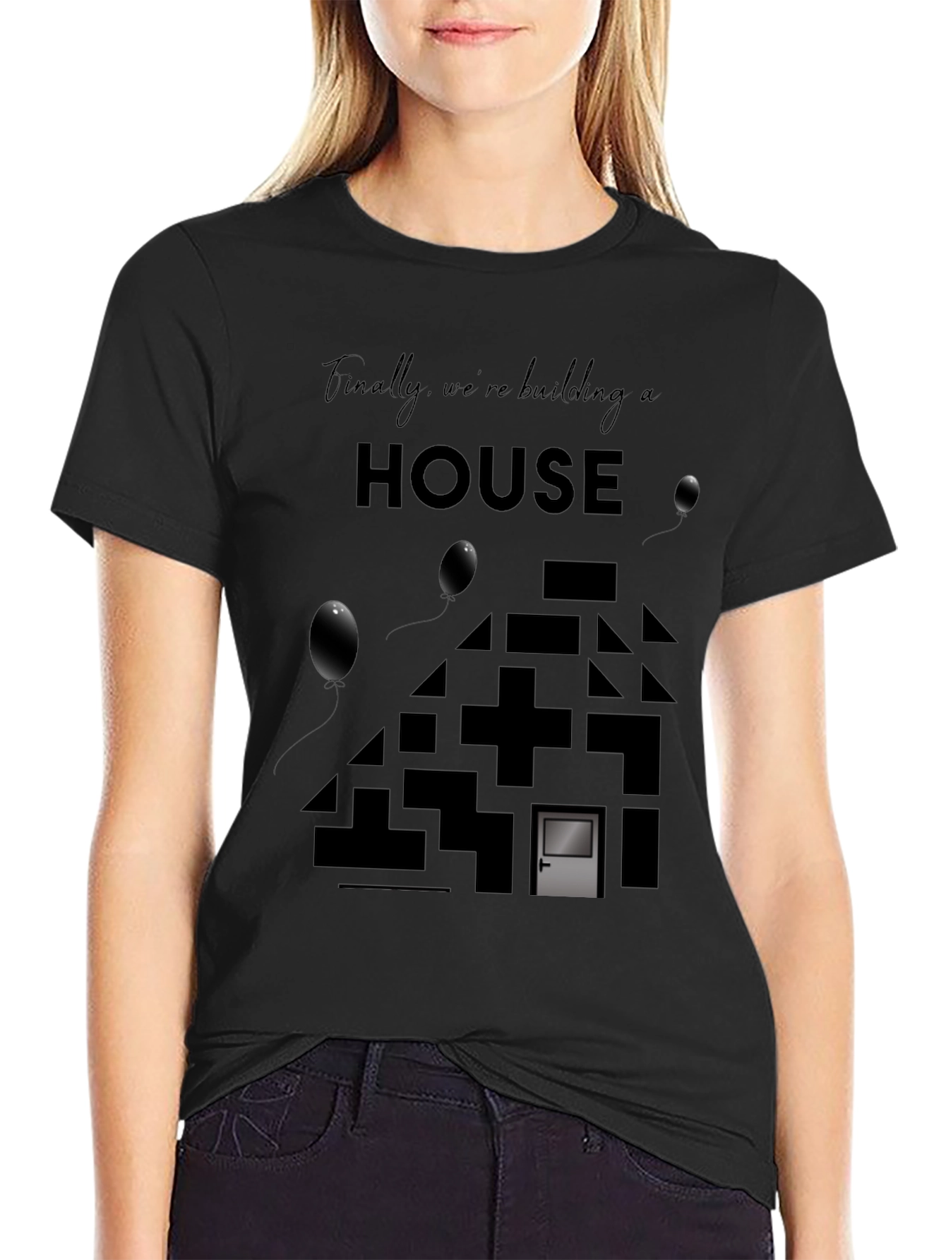 Building a House Tee - Modern Design T-Shirt