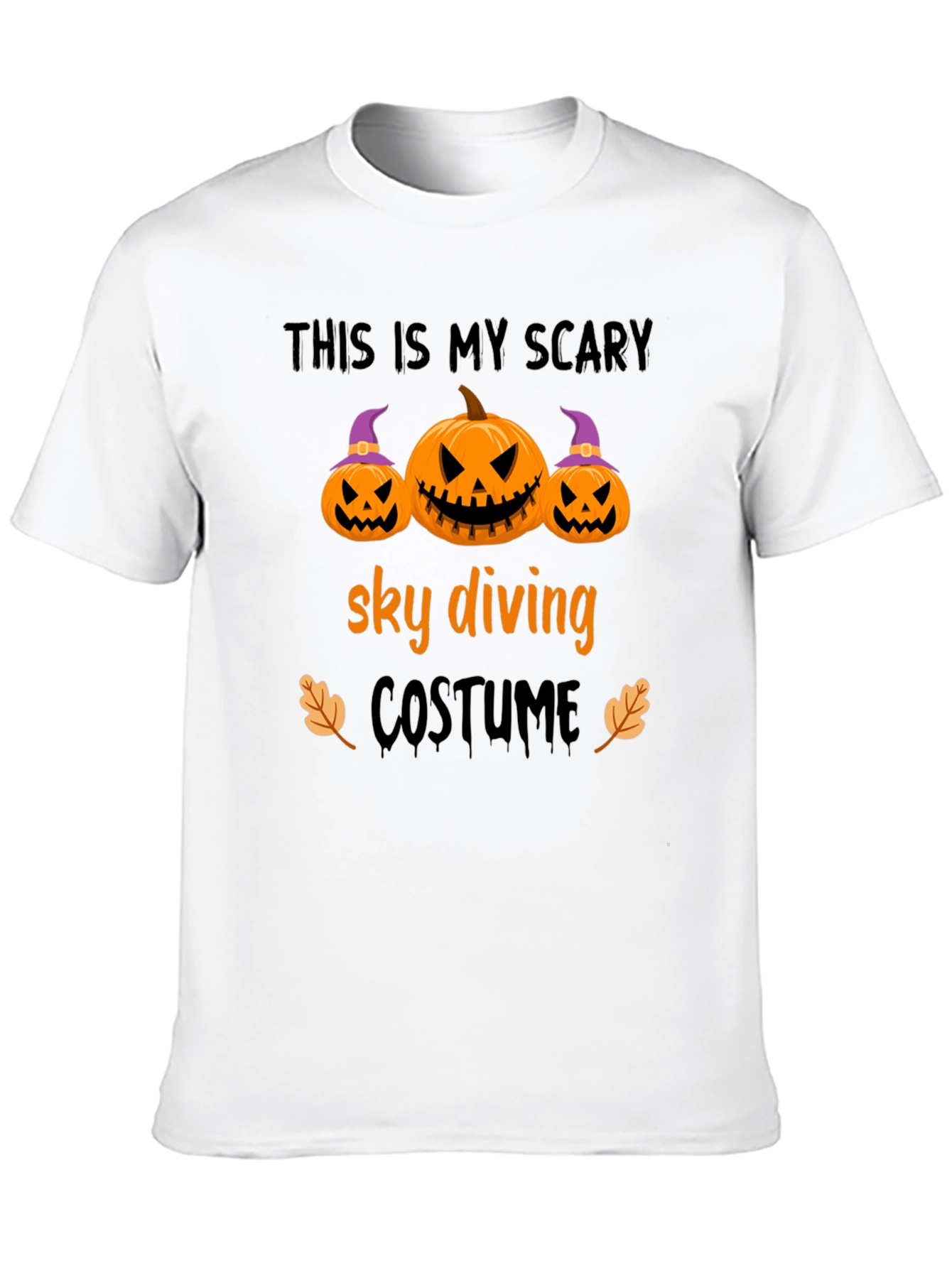 Scary Skydiving Costume Halloween T-Shirt