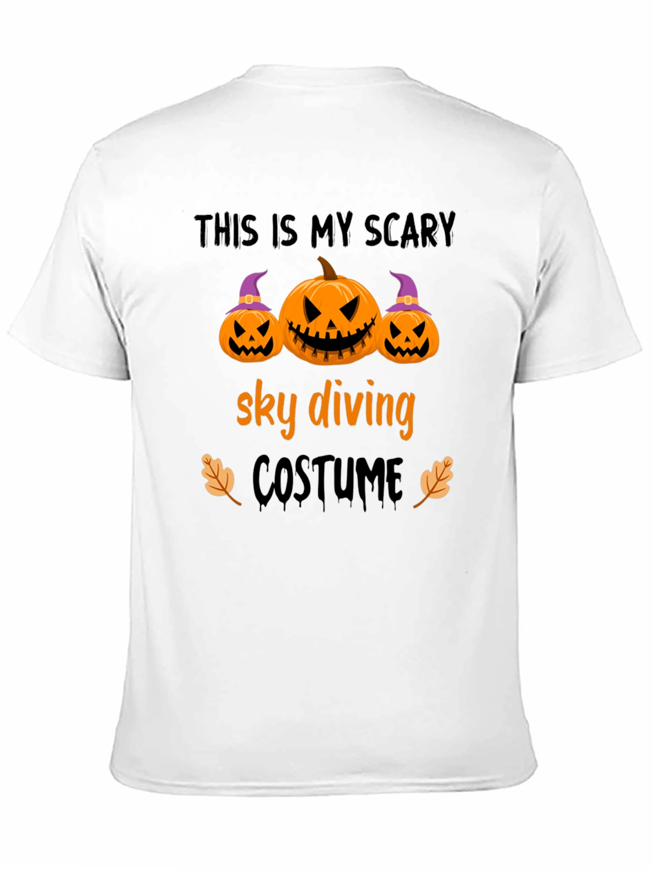 Scary Skydiving Costume Halloween T-Shirt