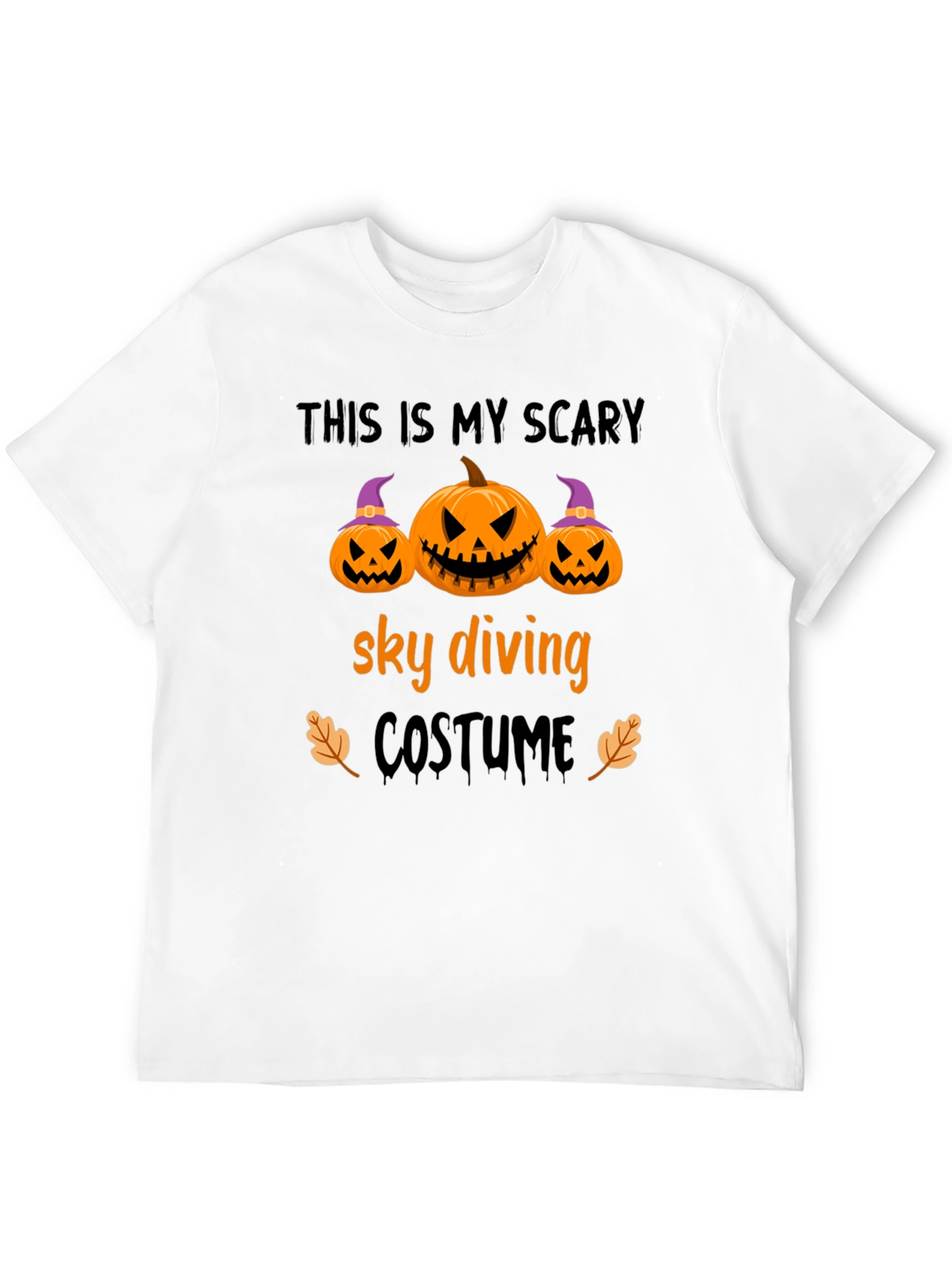 Scary Skydiving Costume Halloween T-Shirt