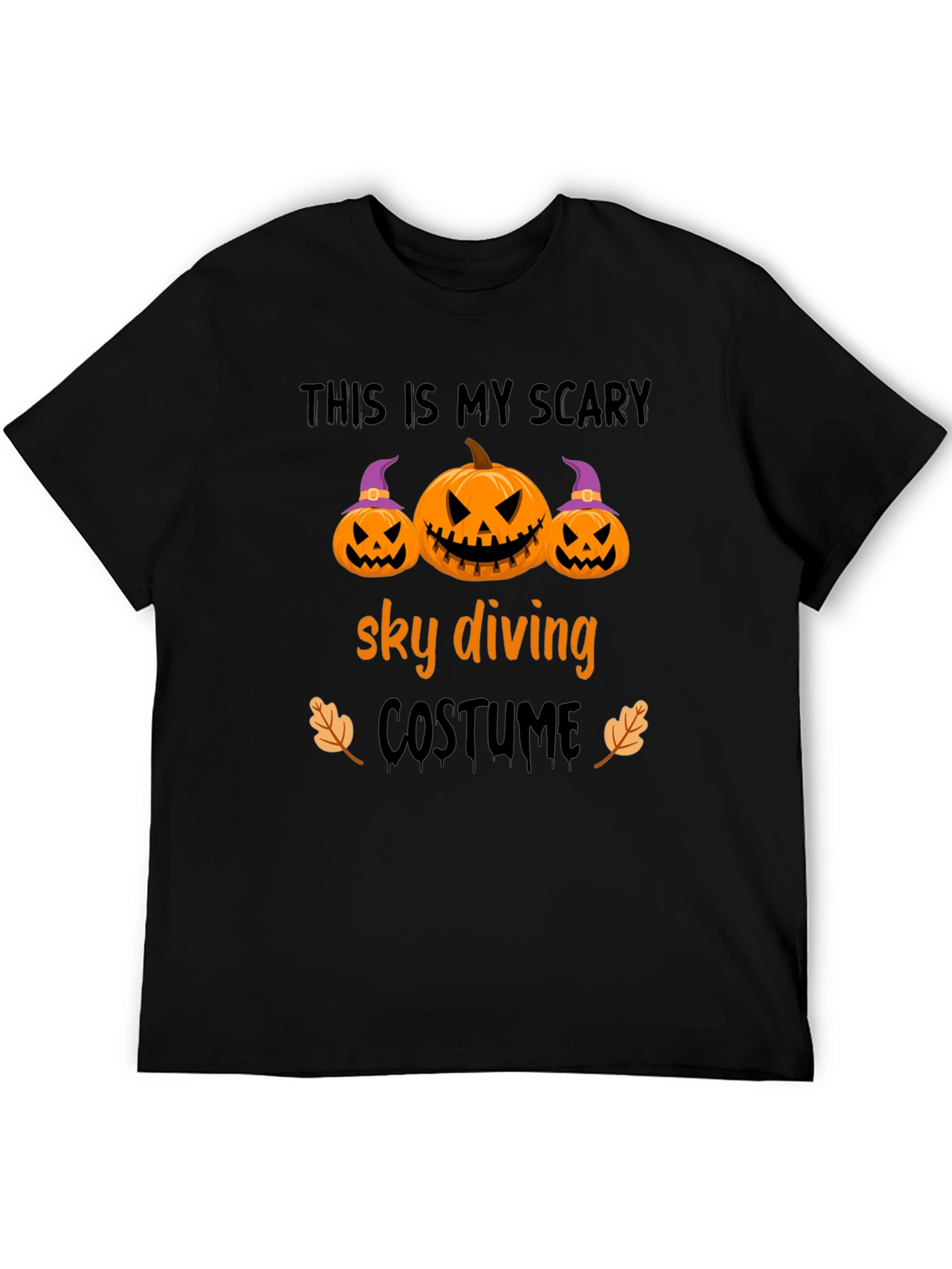 Scary Skydiving Costume Halloween T-Shirt