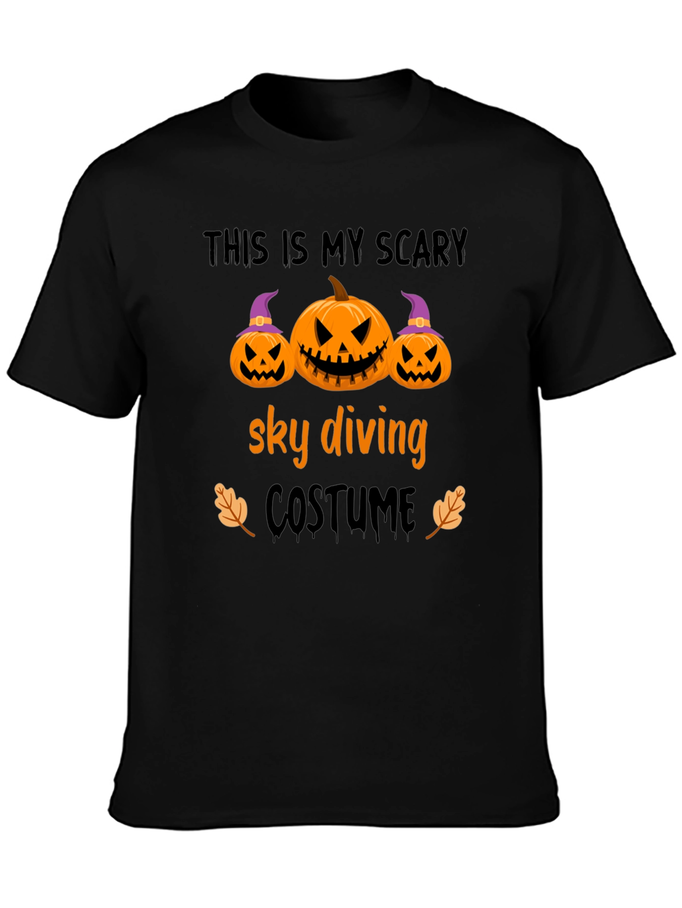 Scary Skydiving Costume Halloween T-Shirt